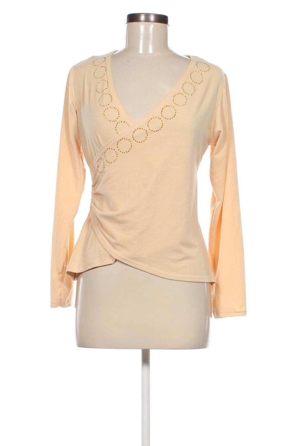 Damen Shirt, Größe L, Farbe Beige, Preis 6,99 €