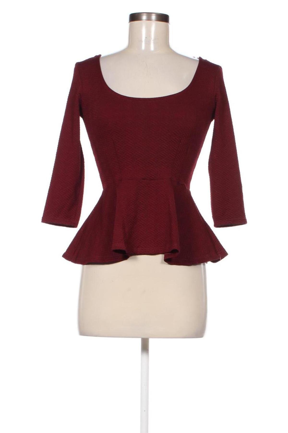 Damen Shirt Bershka, Größe M, Farbe Rot, Preis 13,49 €