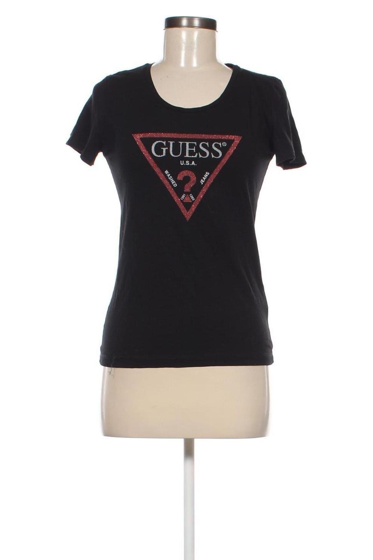 Bluzka damska Guess, Rozmiar M, Kolor Czarny, Cena 110,34 zł