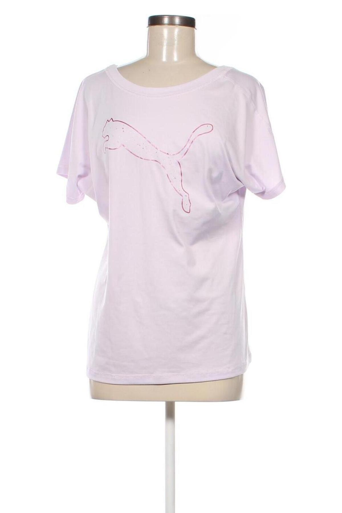 Γυναικείο t-shirt PUMA, Μέγεθος M, Χρώμα Βιολετί, Τιμή 20,97 €