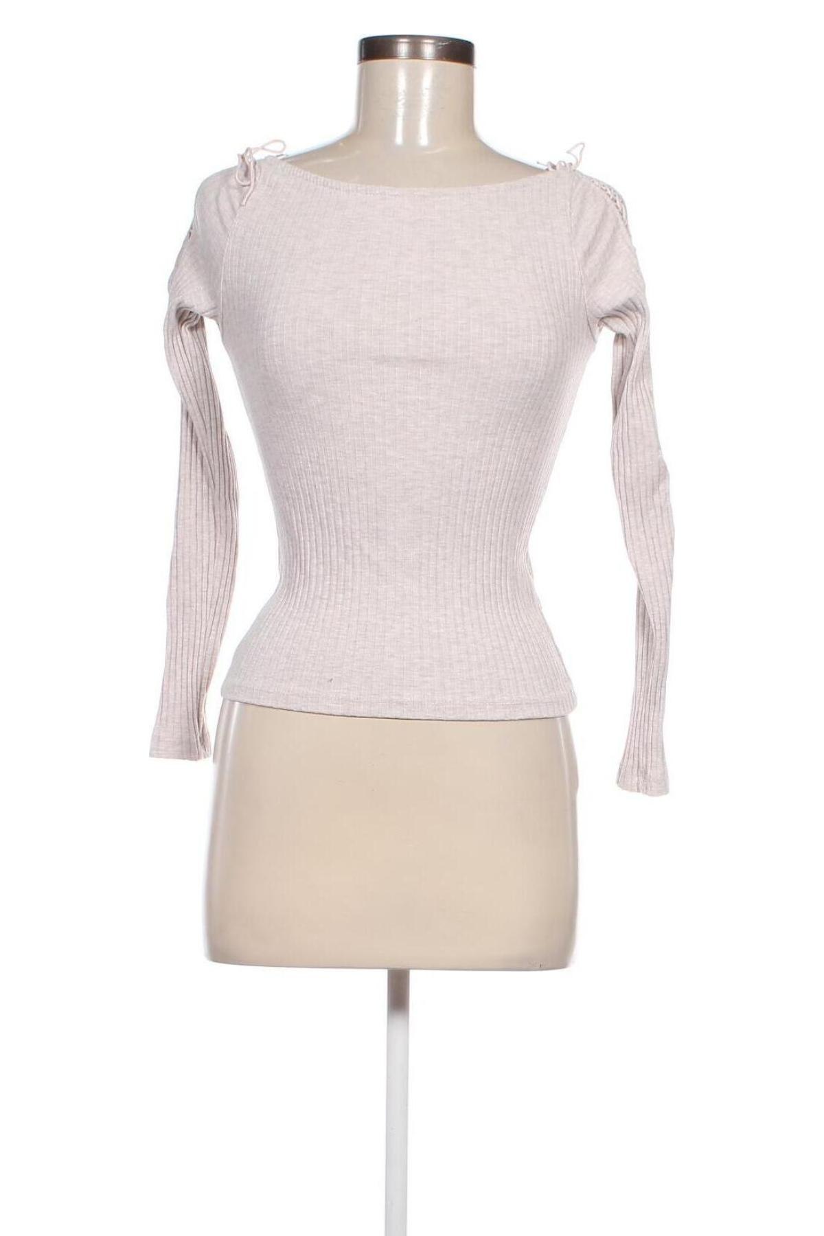 Damen Shirt Stradivarius, Größe XS, Farbe Beige, Preis € 4,99