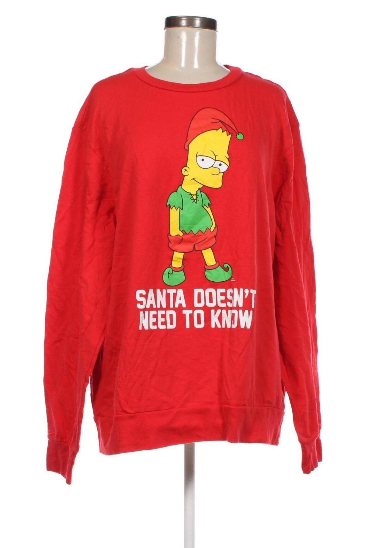 Dámska blúza The Simpsons, Veľkosť XL, Farba Červená, Cena  5,95 €