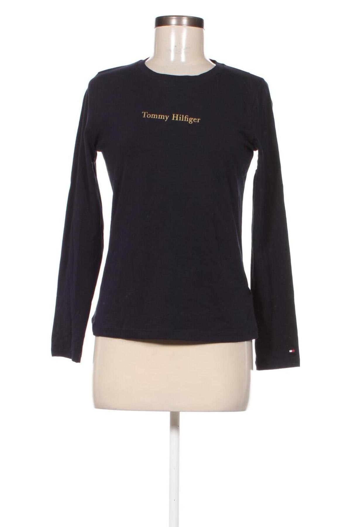 Bluză de femei Tommy Hilfiger, Mărime L, Culoare Albastru, Preț 158,99 Lei