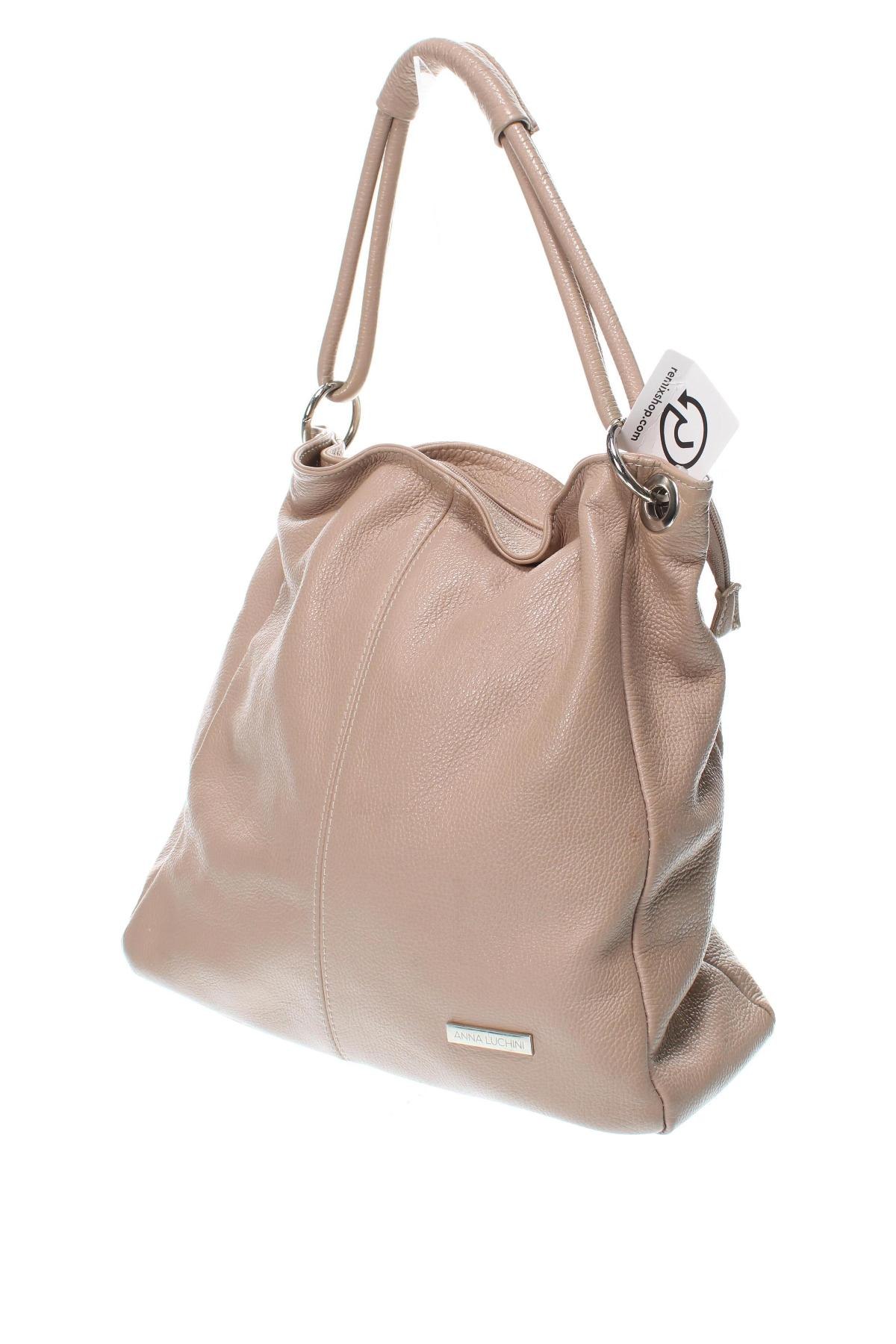 Damentasche Anna Luchini, Farbe Beige, Preis 68,00 €