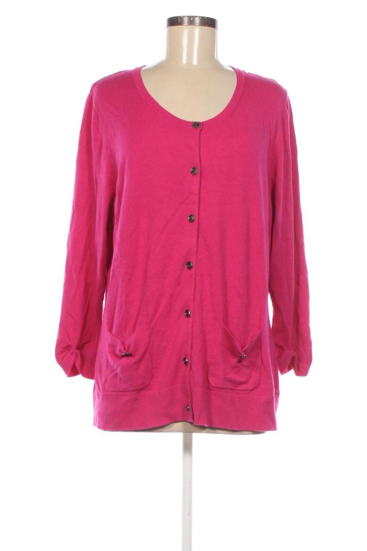 Damen Strickjacke, Größe XXL, Farbe Rosa, Preis 13,99 €