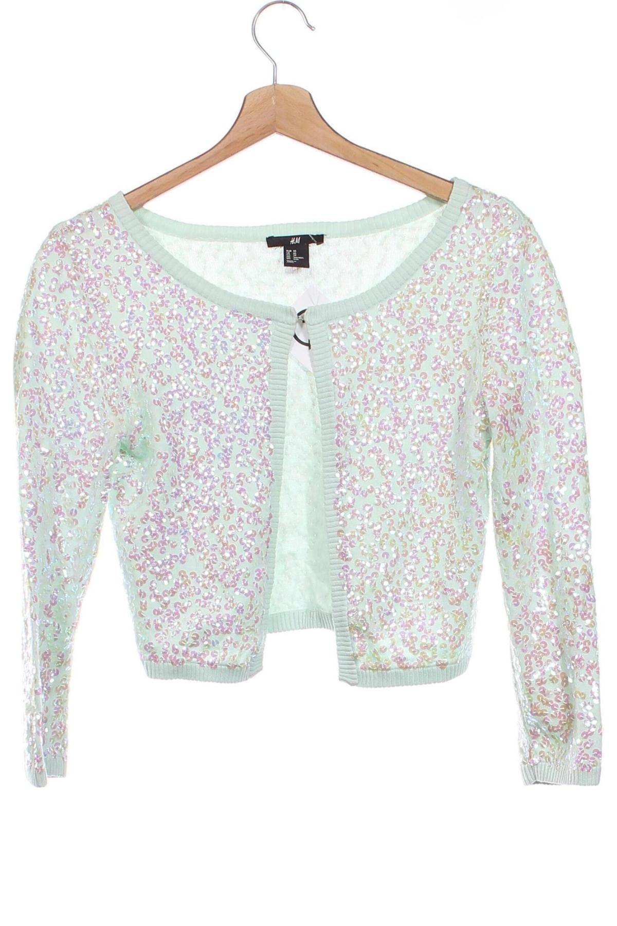 Cardigan de damă H&M, Mărime XS, Culoare Verde, Preț 73,96 Lei