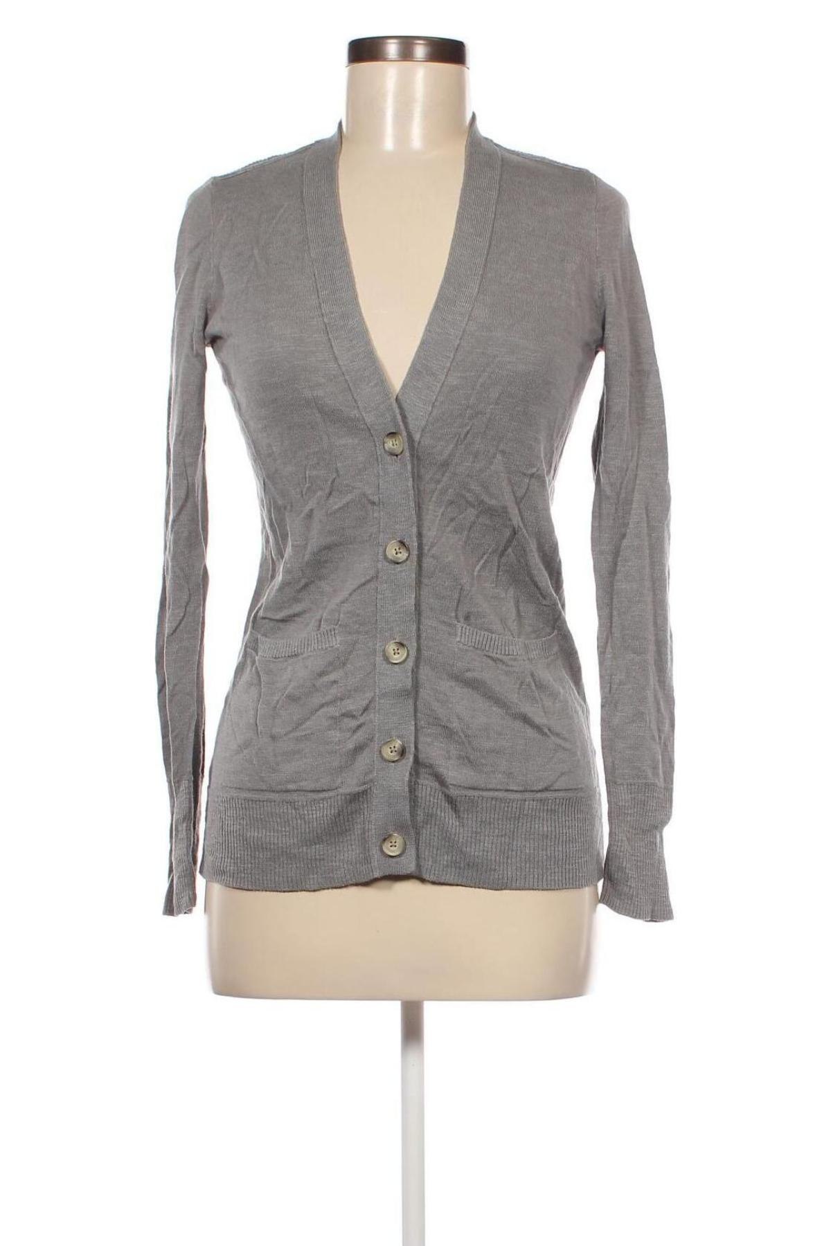 Damen Strickjacke Hollister, Größe XS, Farbe Grau, Preis € 10,49