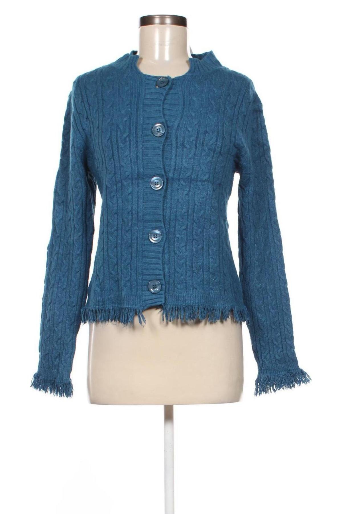 Damen Strickjacke Made In Italy, Größe M, Farbe Blau, Preis € 12,49