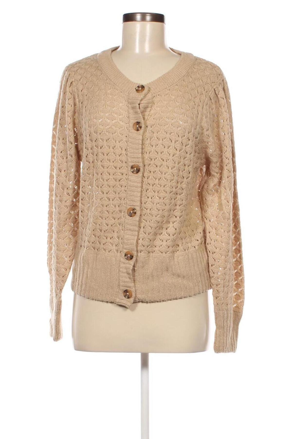 Damen Strickjacke Monki, Größe M, Farbe Beige, Preis € 6,99