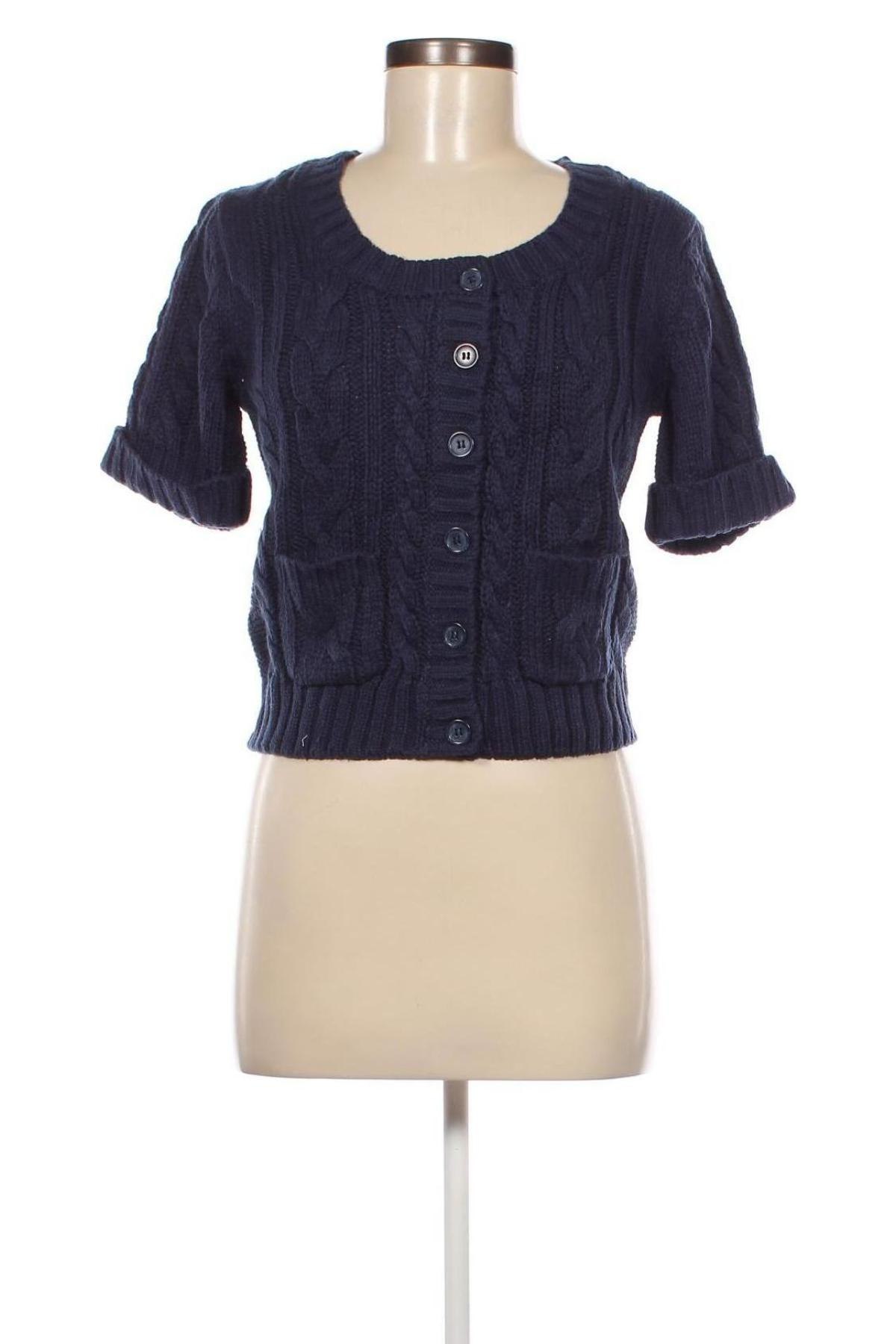 Cardigan de damă Okay, Mărime M, Culoare Albastru, Preț 38,99 Lei