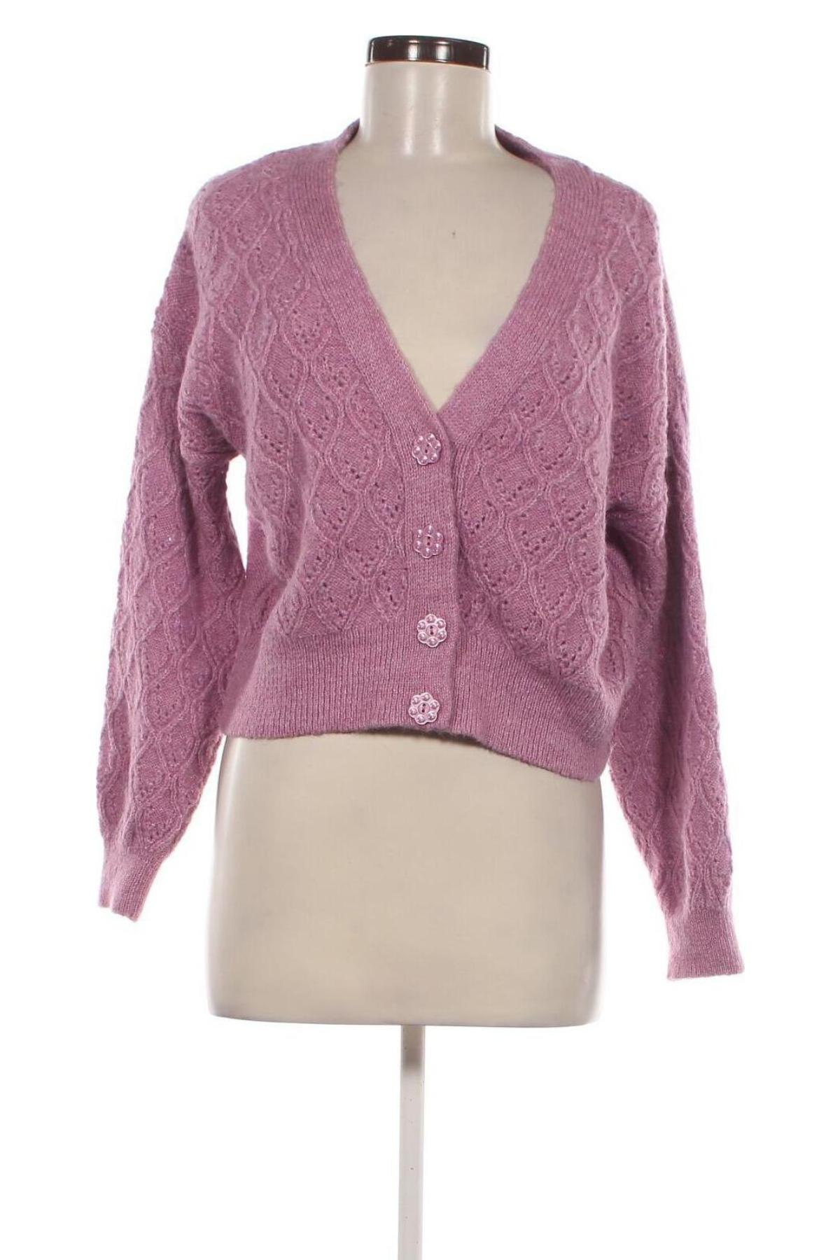 Cardigan de damă Reserved, Mărime S, Culoare Mov, Preț 74,00 Lei