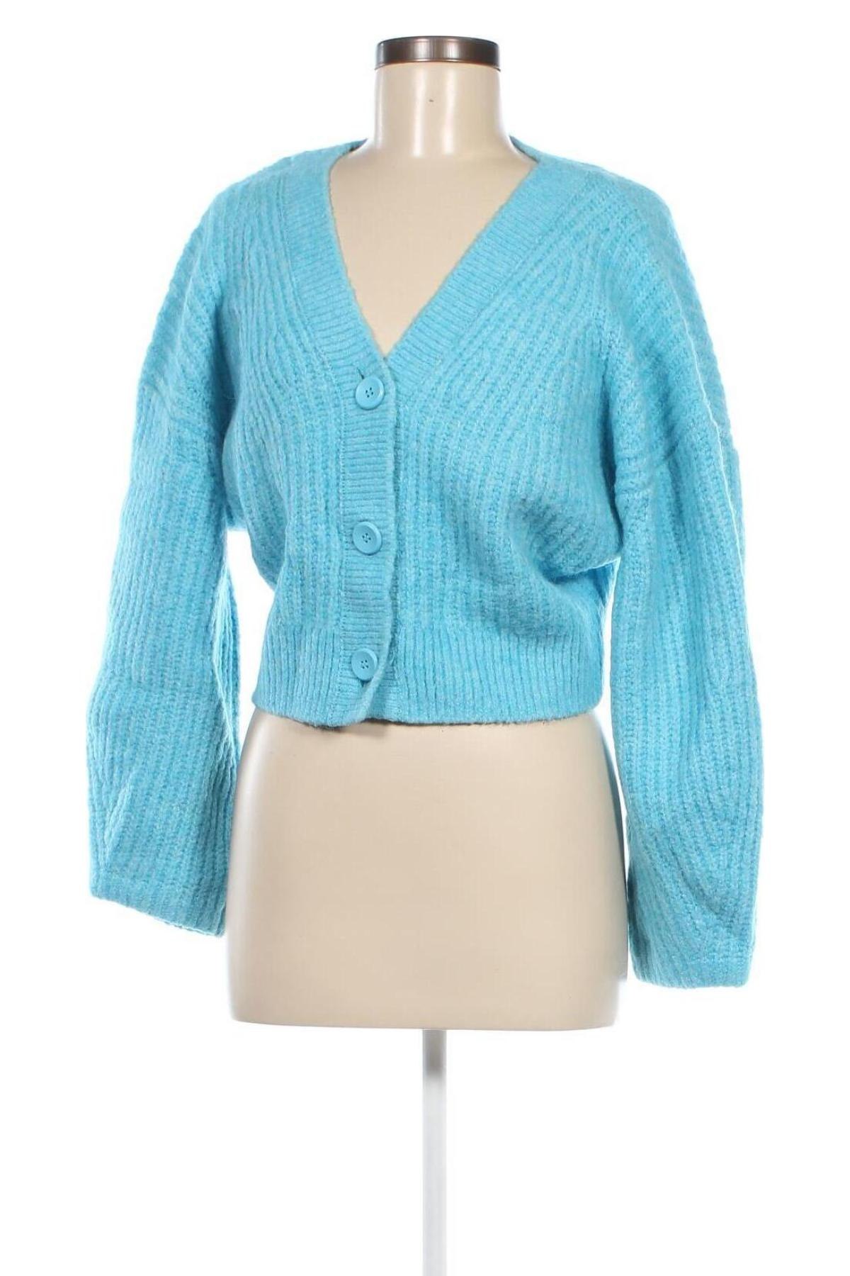 Cardigan de damă Weekday, Mărime XS, Culoare Albastru, Preț 121,99 Lei