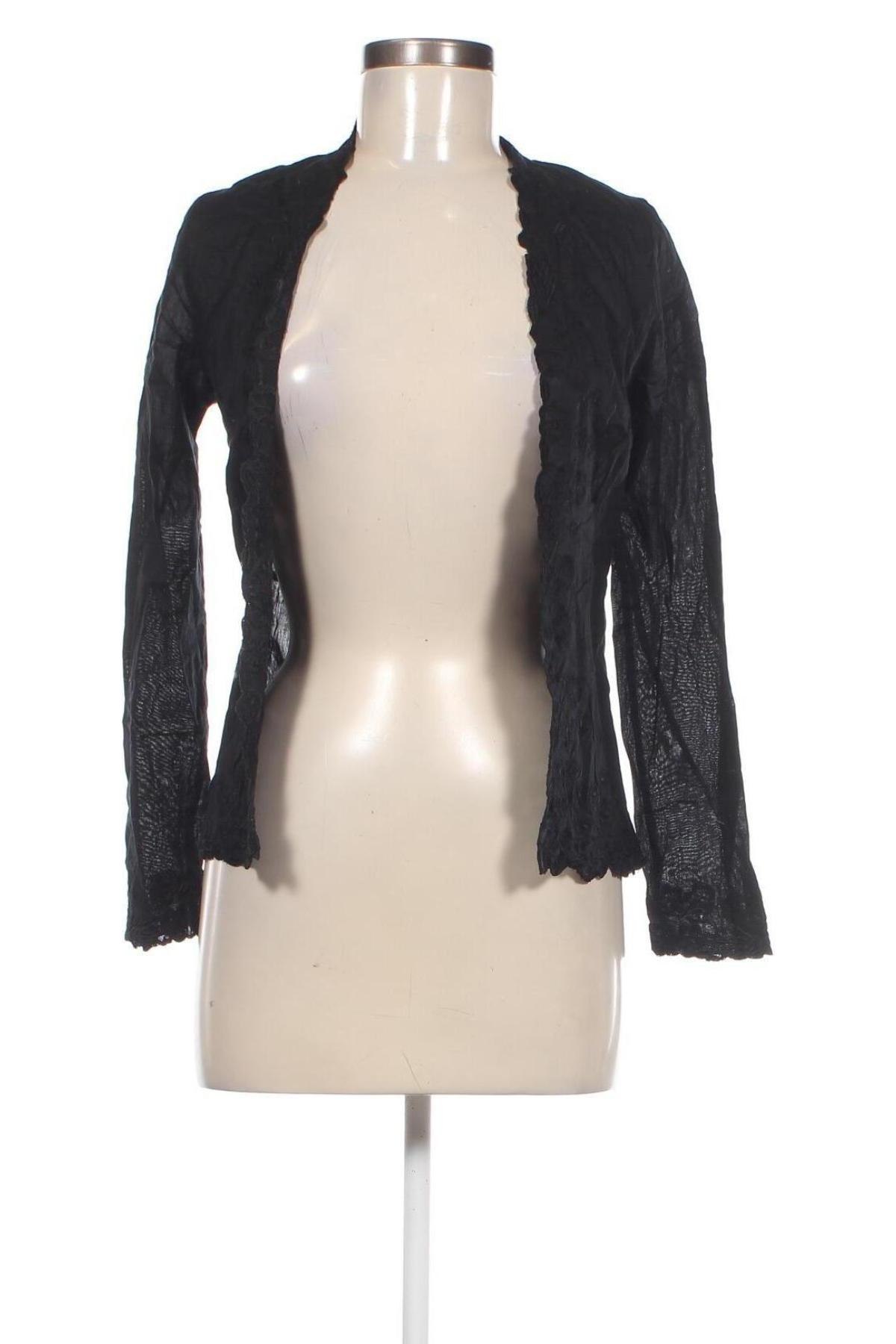 Cardigan de damă Zara, Mărime S, Culoare Negru, Preț 39,53 Lei