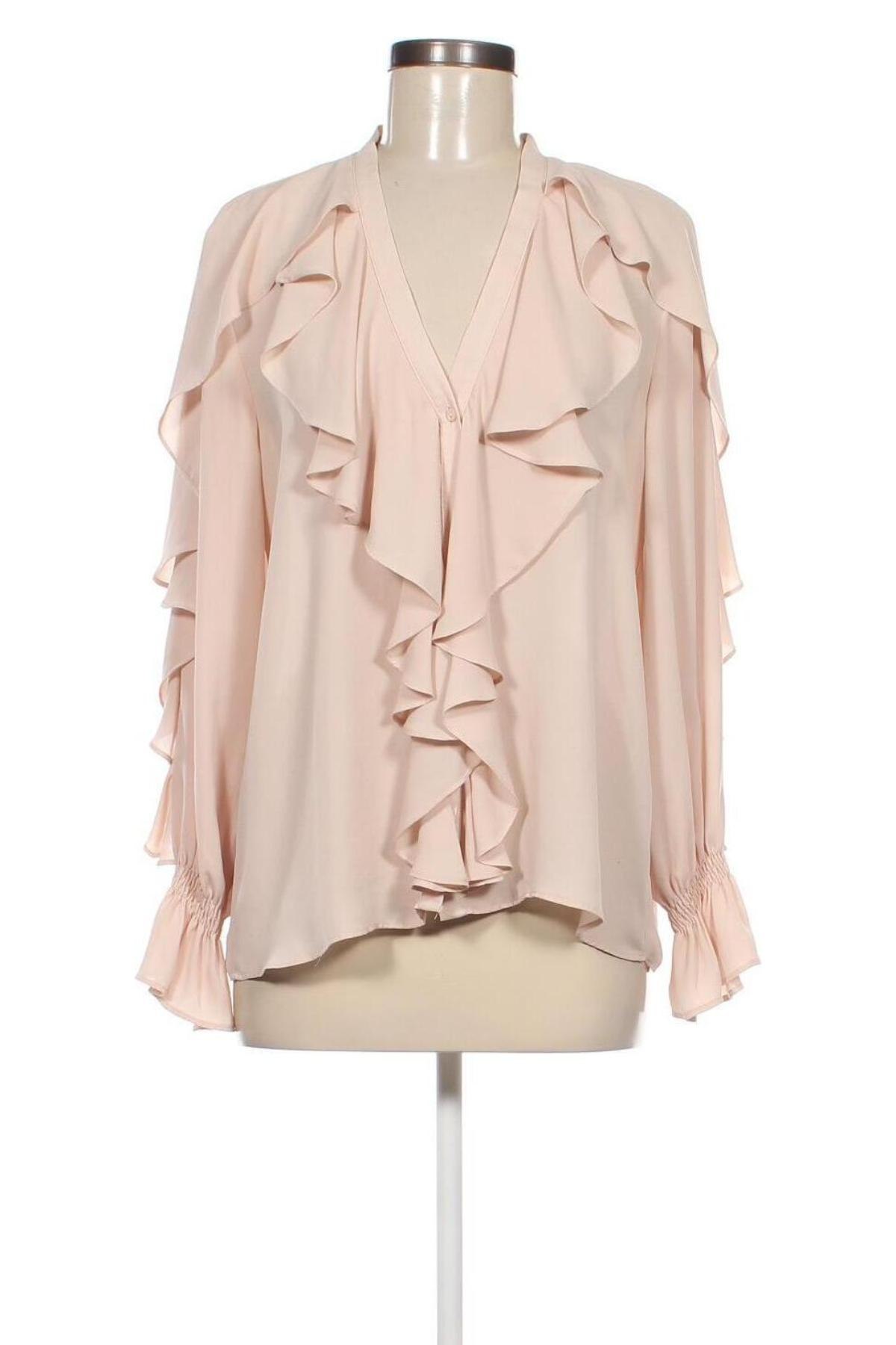 Damenbluse Zara, Größe L, Farbe Beige, Preis 13,84 €