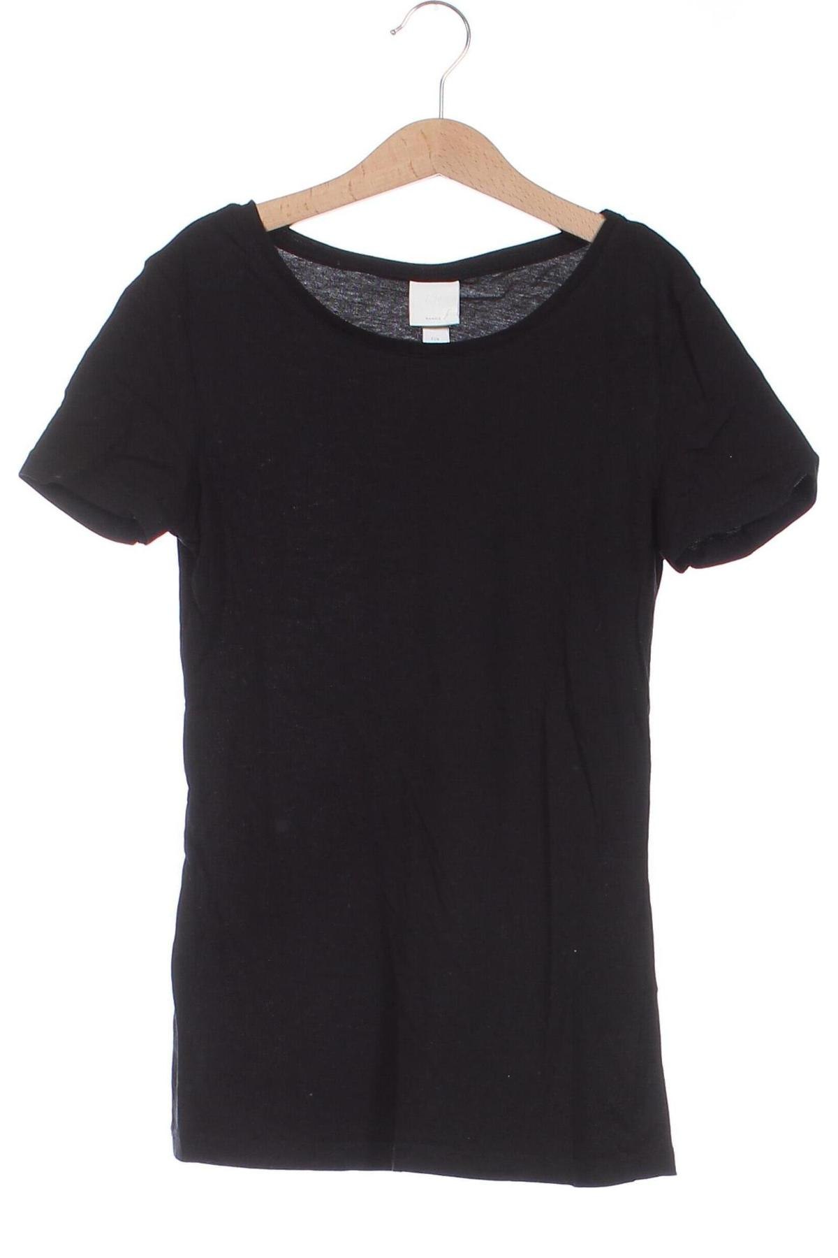 Damen T-Shirt H&M, Größe XS, Farbe Schwarz, Preis € 6,49