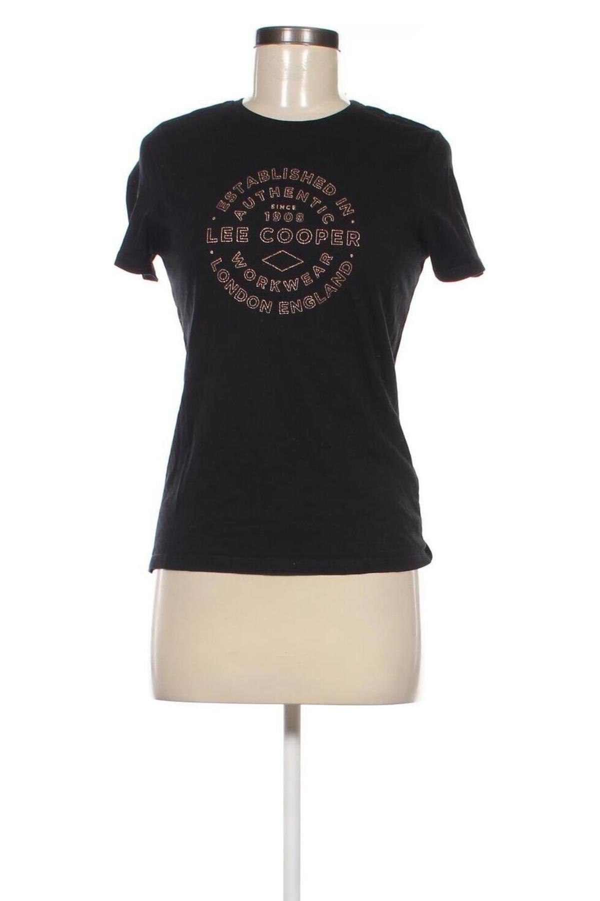 Damen T-Shirt Lee Cooper, Größe S, Farbe Schwarz, Preis 9,21 €