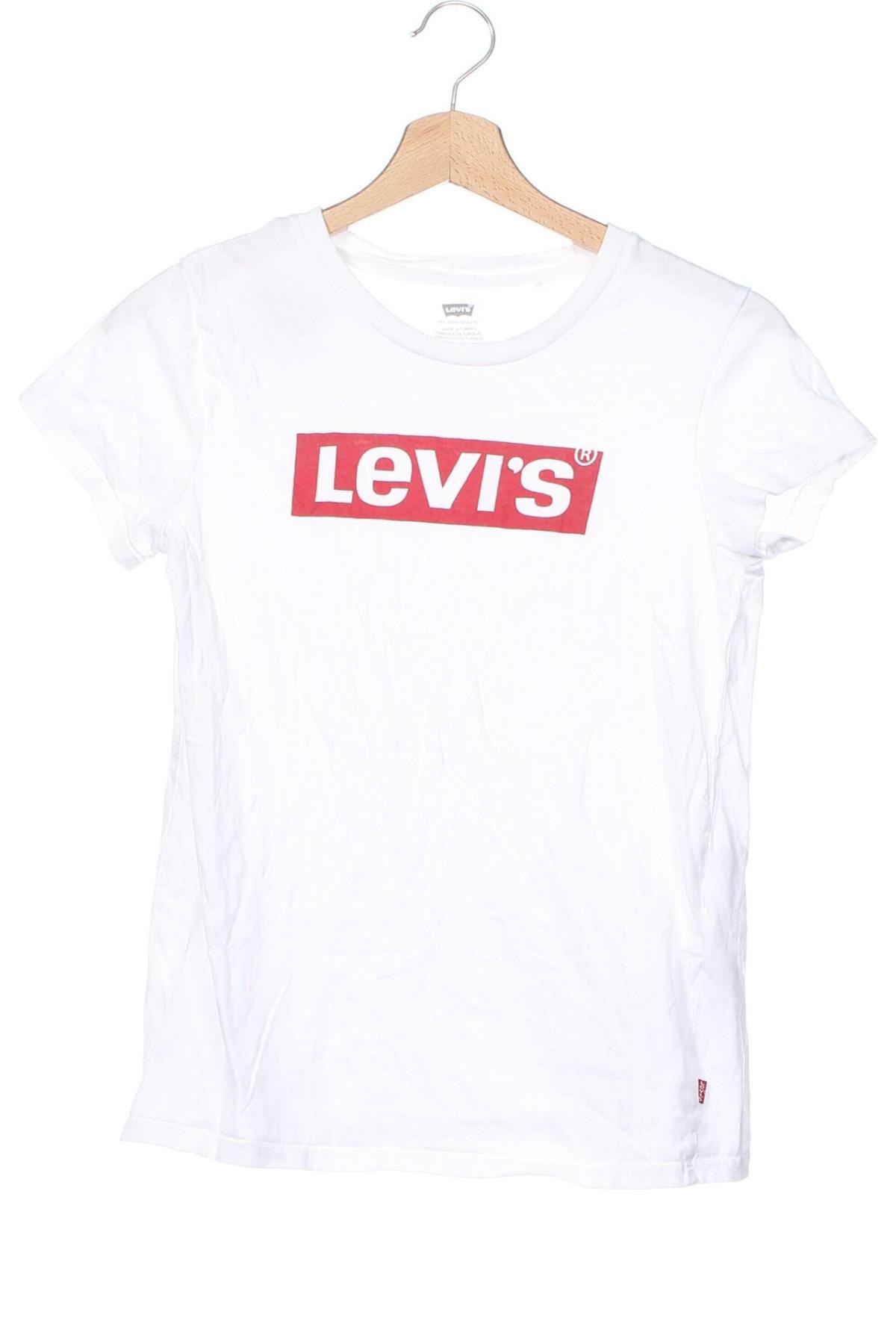 Damski T-shirt Levi's, Rozmiar XS, Kolor Biały, Cena 40,99 zł