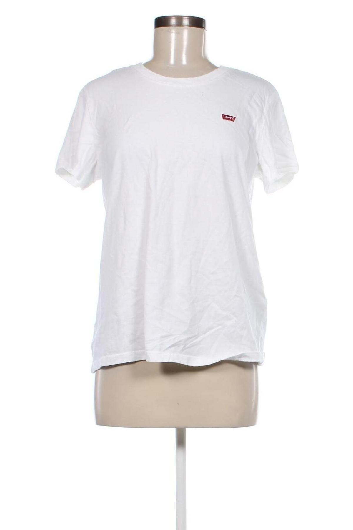 Γυναικείο t-shirt Levi's, Μέγεθος L, Χρώμα Λευκό, Τιμή 15,49 €