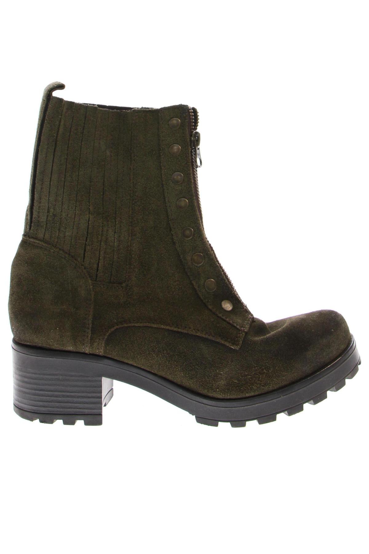 Damen Stiefeletten, Größe 37, Farbe Grün, Preis 39,90 €