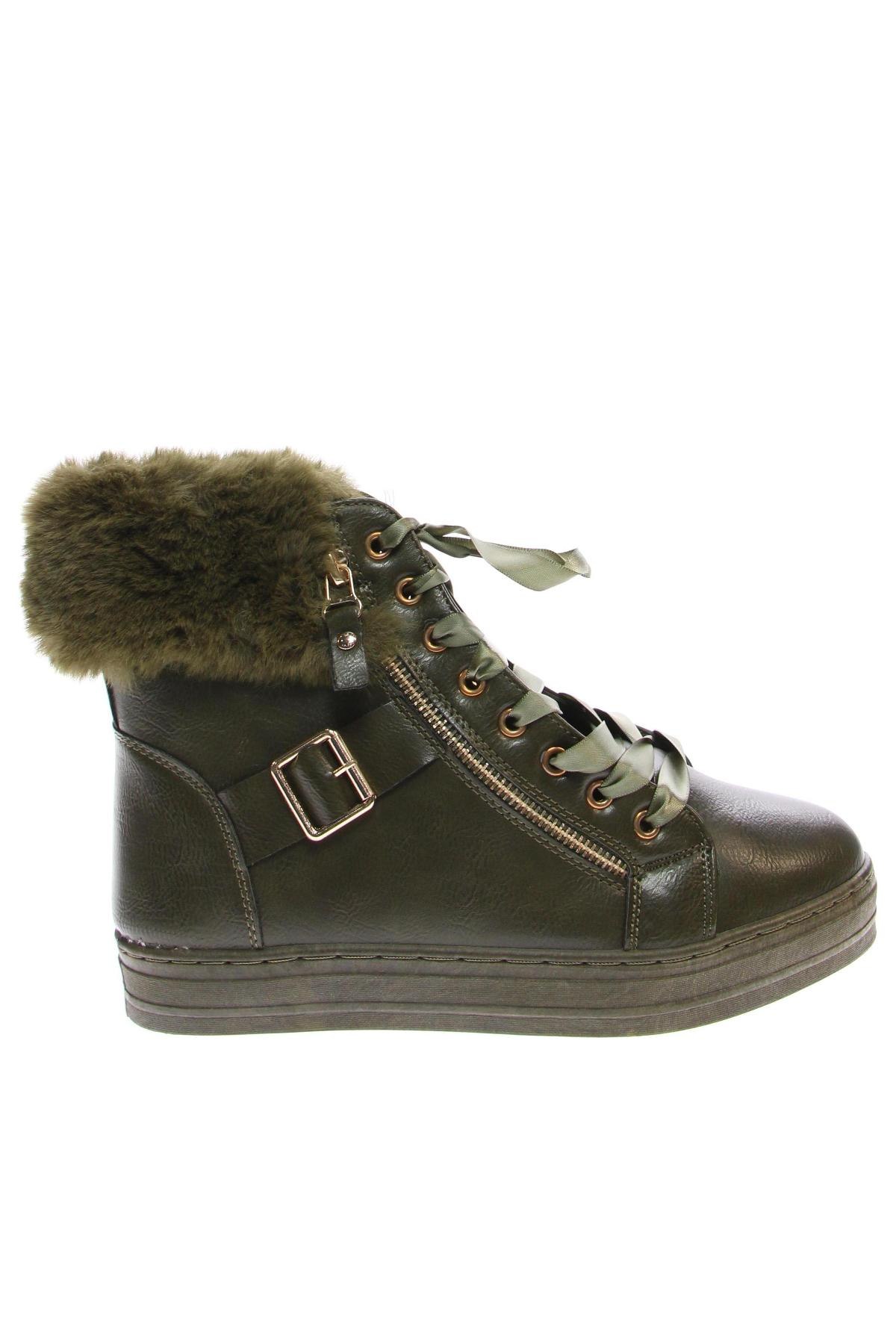 Botine de damă, Mărime 41, Culoare Verde, Preț 121,00 Lei