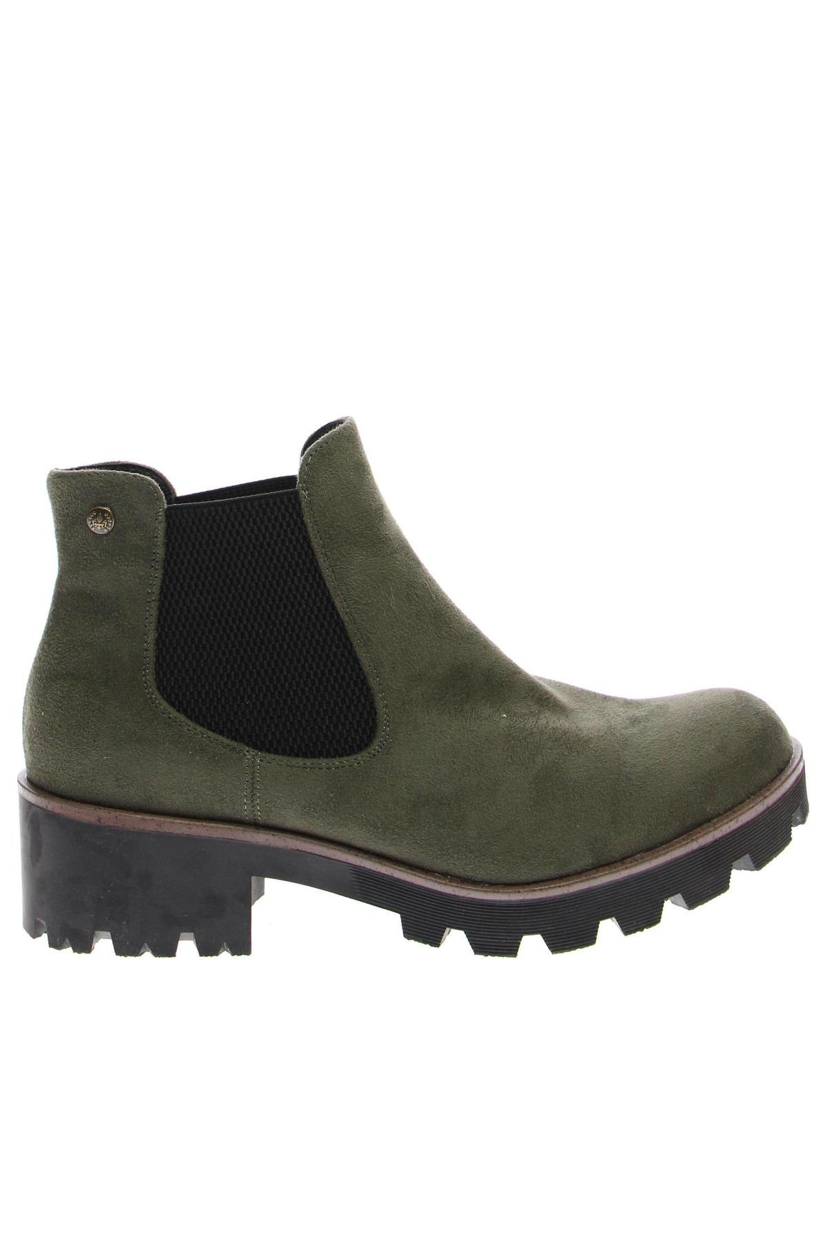 Damen Stiefeletten Rieker, Größe 42, Farbe Grün, Preis 40,00 €