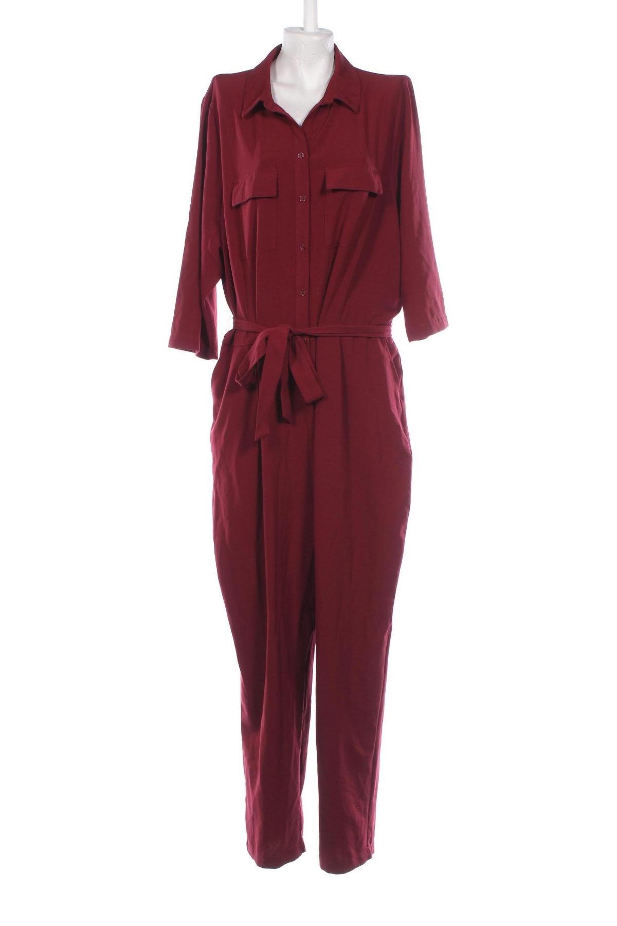 Langer Damen-Overall Justfab, Größe 4XL, Farbe Rot, Preis € 17,49