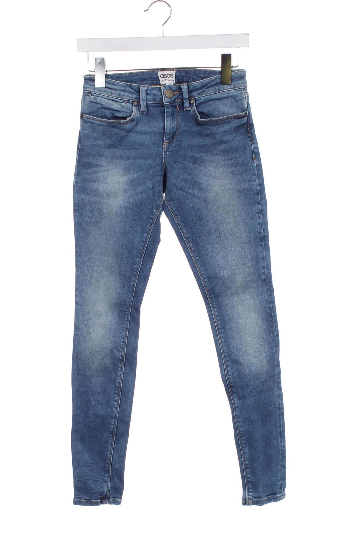 Damskie jeansy ASOS, Rozmiar XS, Kolor Niebieski, Cena 45,99 zł