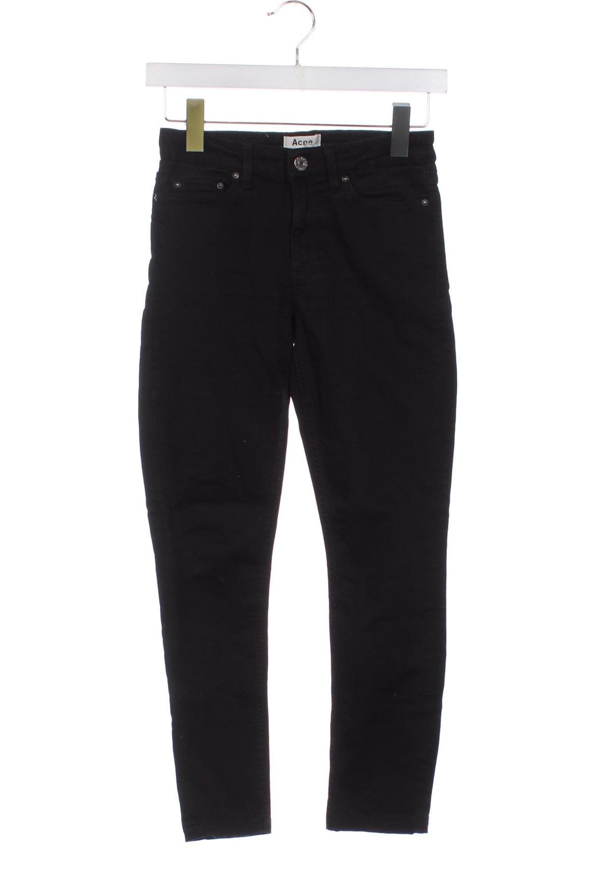 Damskie jeansy Acne Studios, Rozmiar XS, Kolor Czarny, Cena 247,99 zł