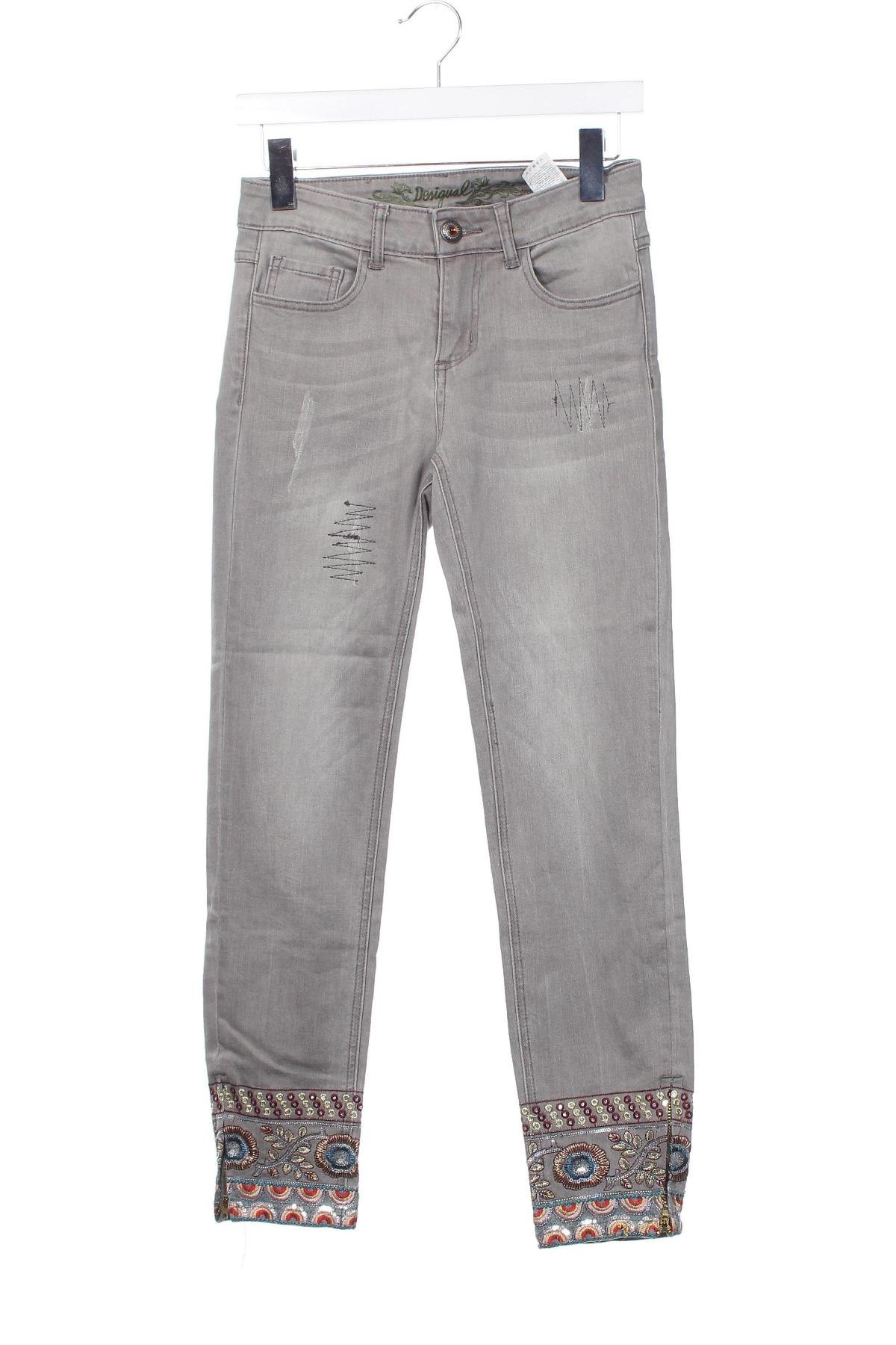 Damen Jeans Desigual, Größe XS, Farbe Grau, Preis 26,99 €