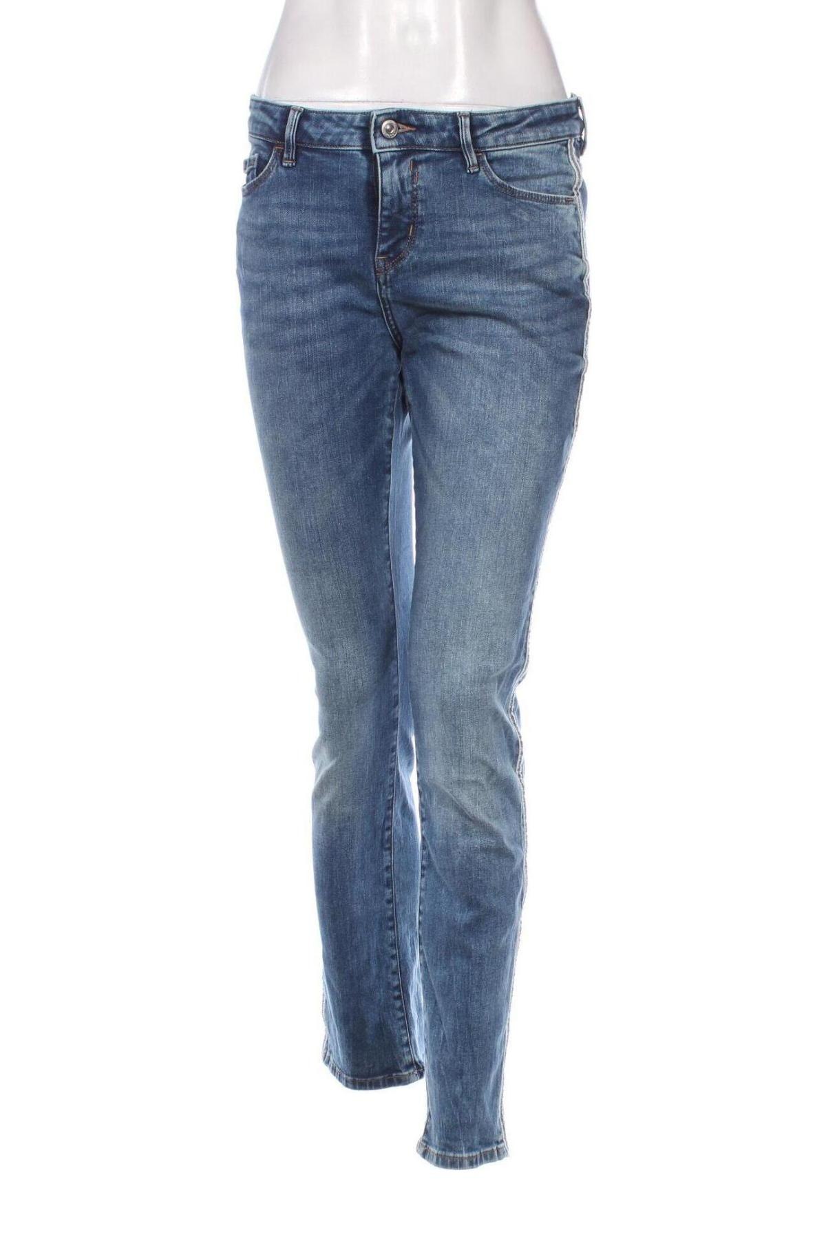 Damskie jeansy Edc By Esprit, Rozmiar S, Kolor Niebieski, Cena 52,99 zł