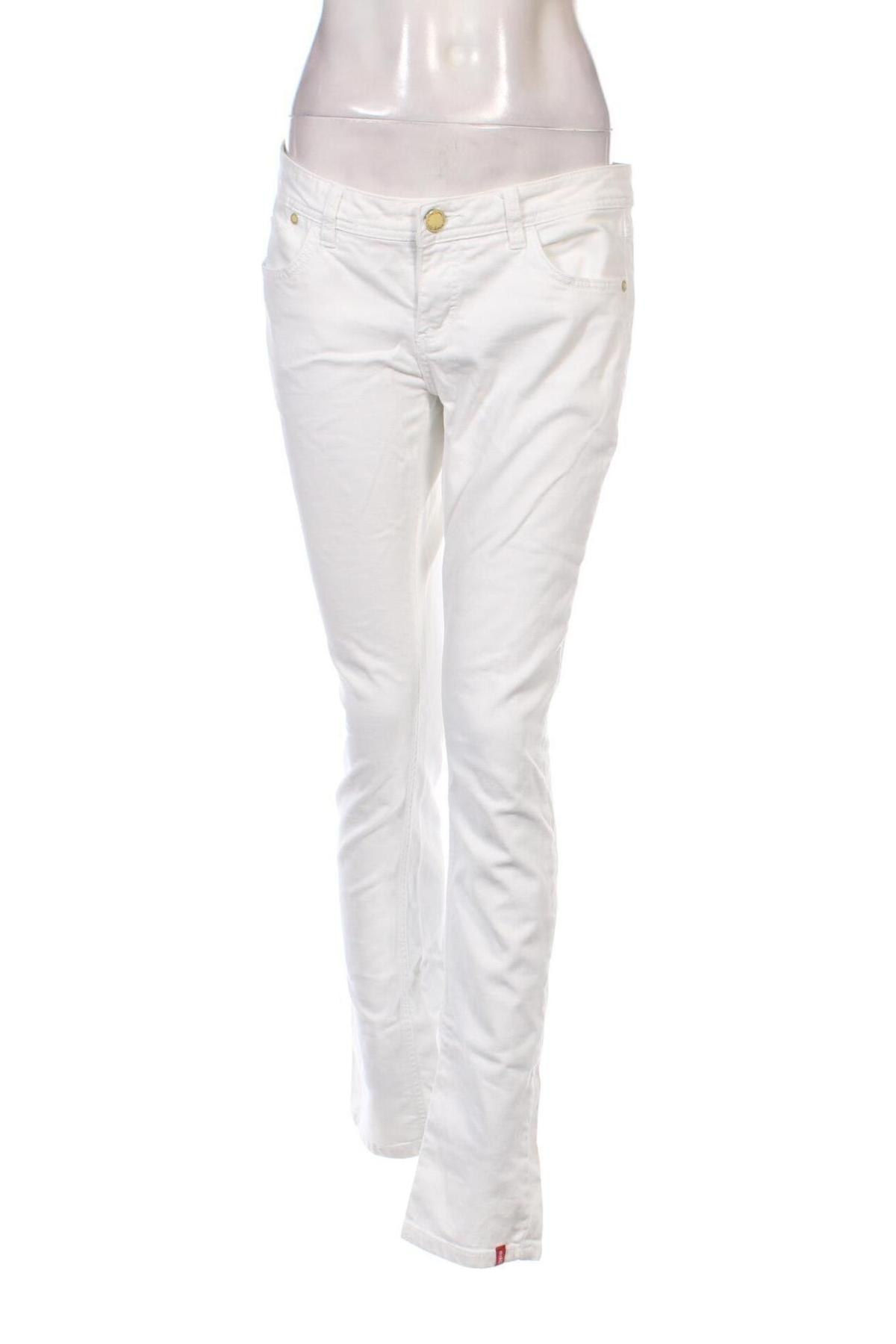 Damskie jeansy Edc By Esprit, Rozmiar M, Kolor Biały, Cena 45,99 zł