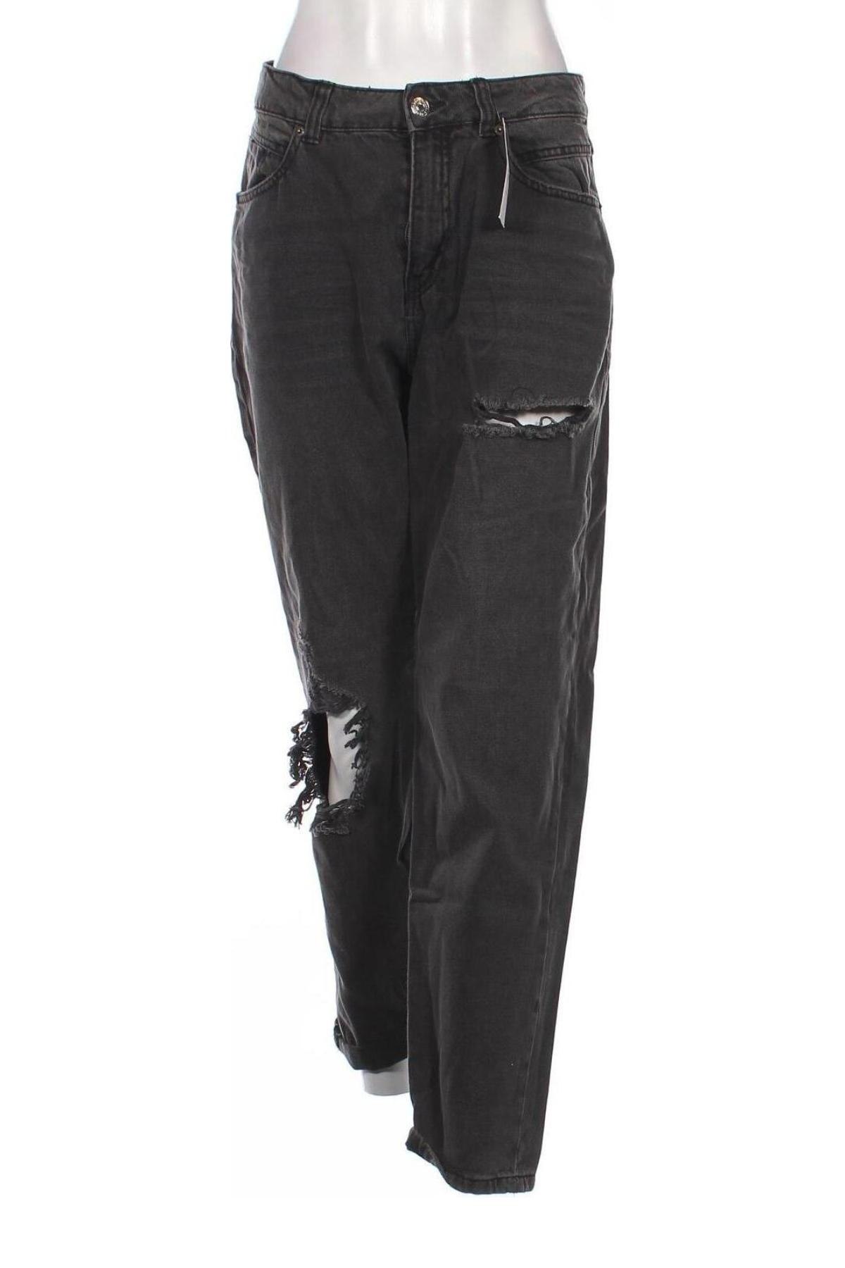 Damen Jeans Terranova, Größe L, Farbe Grau, Preis 16,99 €