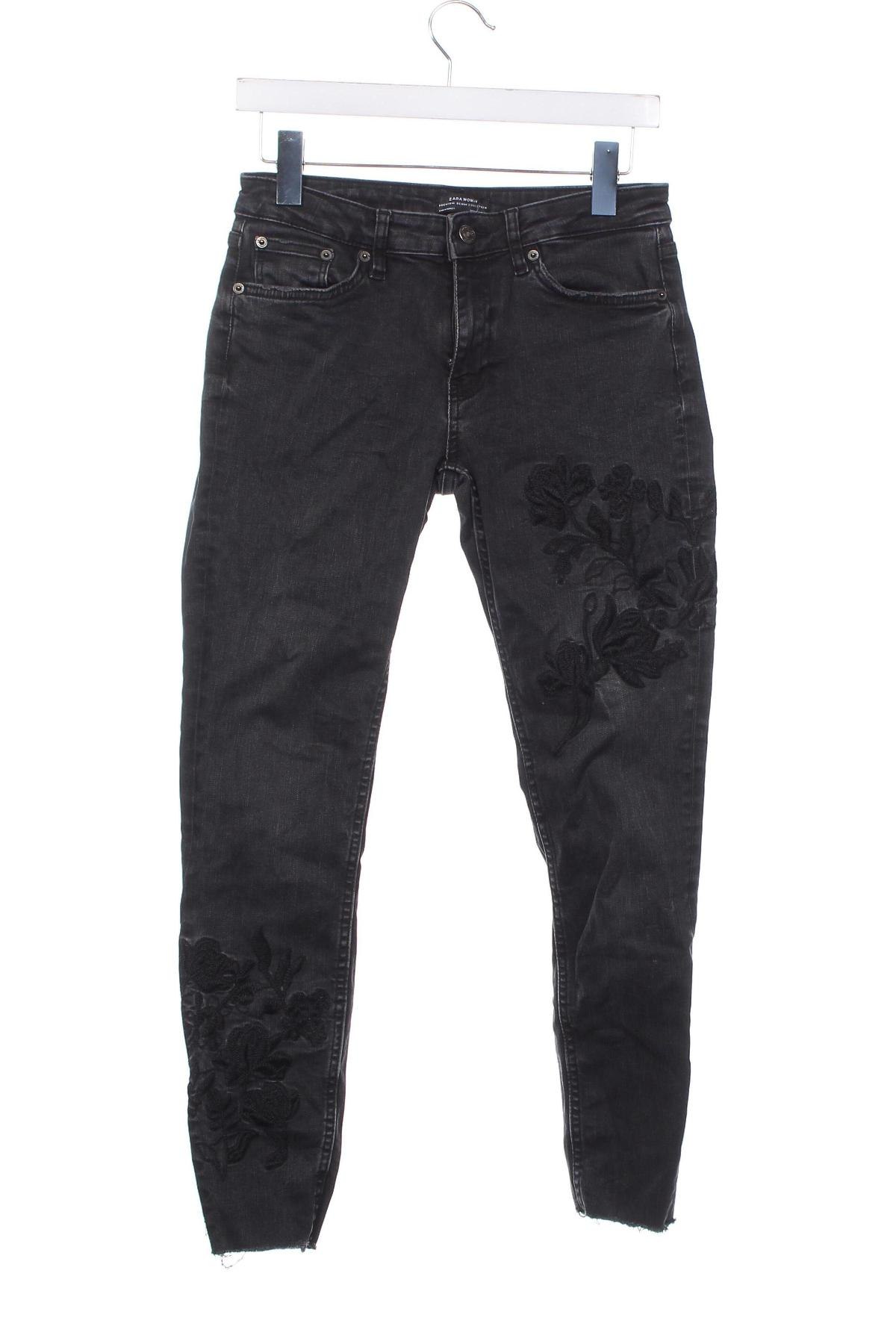 Damskie jeansy Zara, Rozmiar M, Kolor Czarny, Cena 43,99 zł