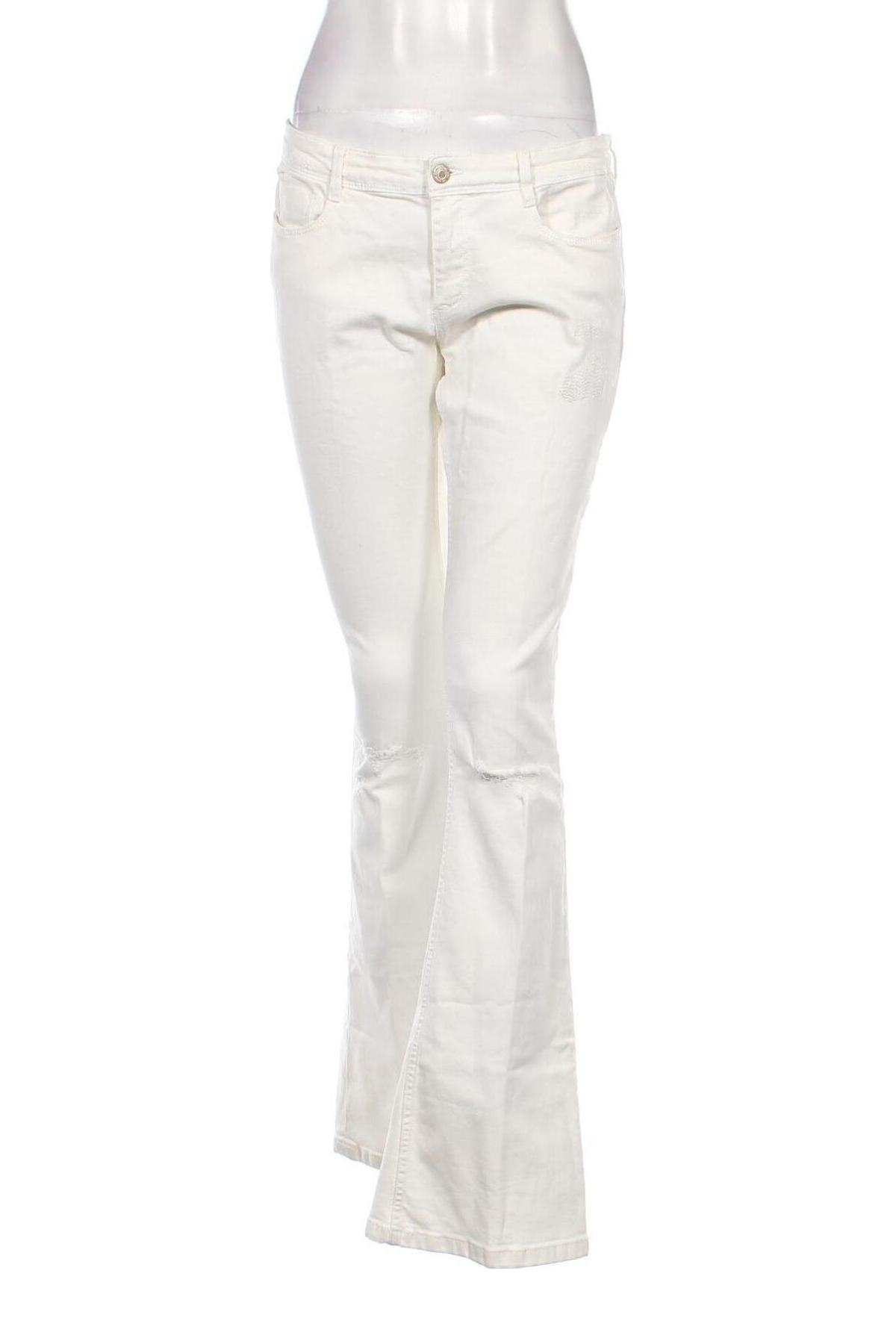 Damen Jeans Zara Trafaluc, Größe M, Farbe Weiß, Preis € 9,99