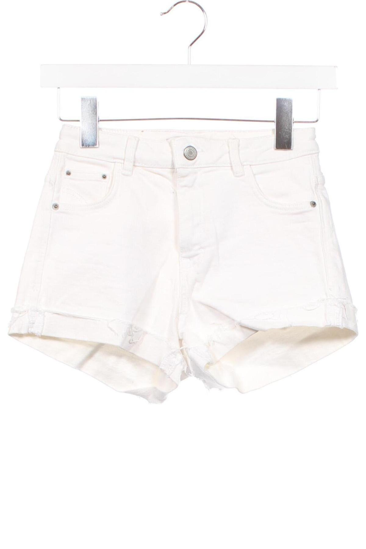 Damen Shorts Zara Trafaluc, Größe XXS, Farbe Weiß, Preis 11,49 €