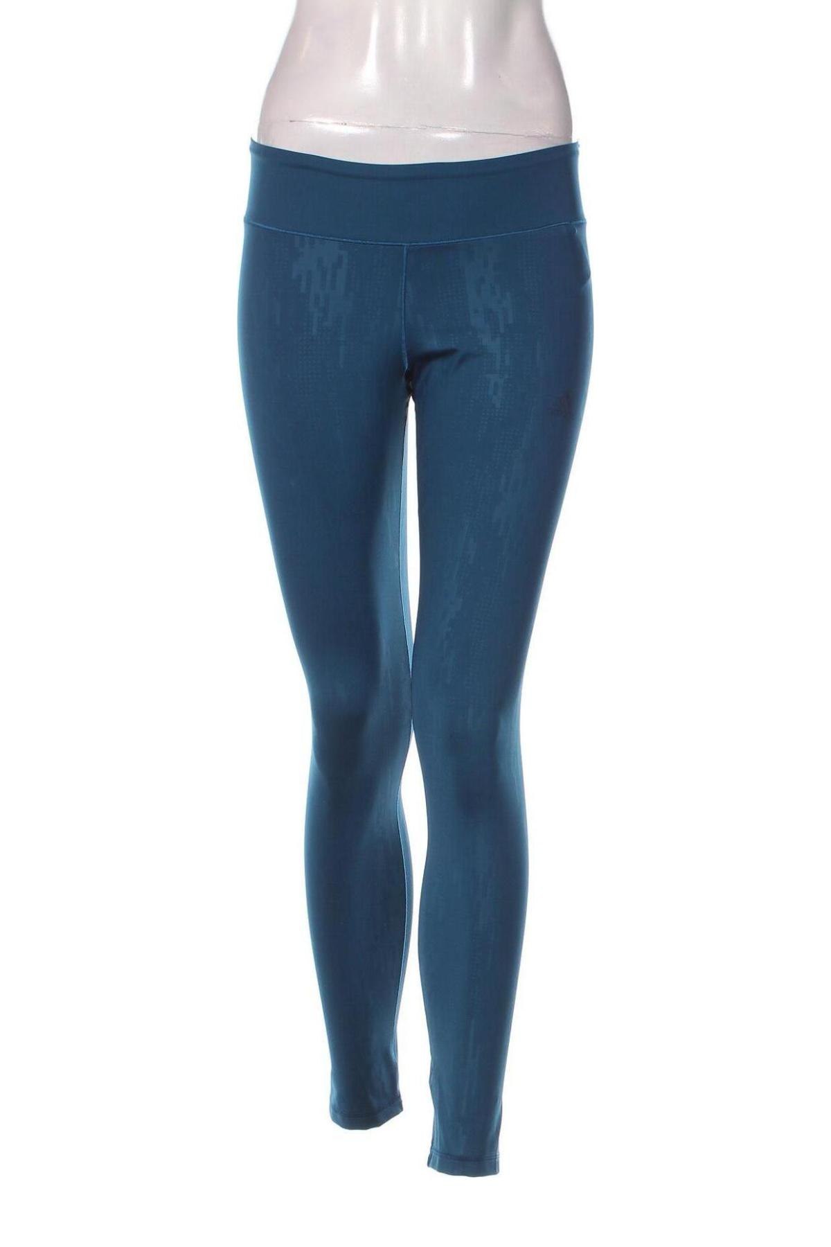 Damen Leggings Adidas, Größe M, Farbe Blau, Preis 19,49 €