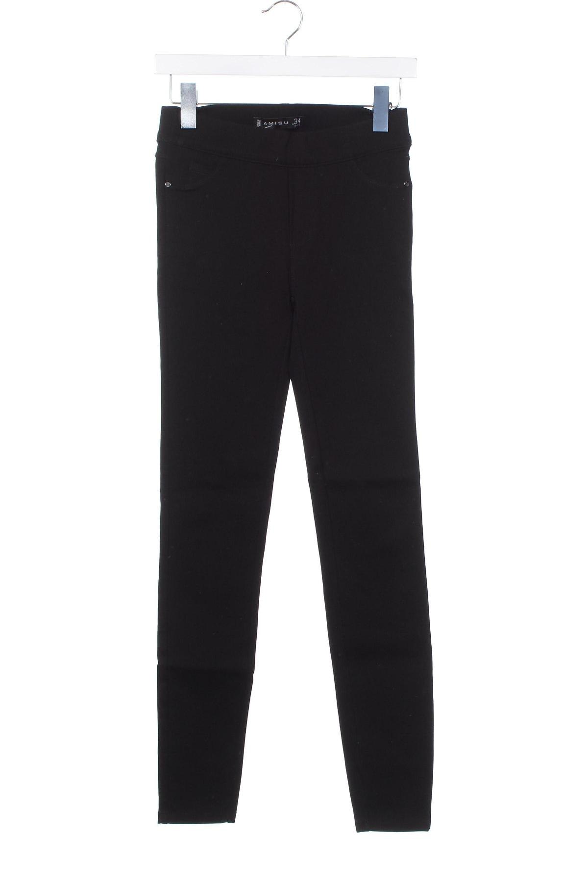 Pantaloni de femei Amisu, Mărime XS, Culoare Negru, Preț 44,99 Lei