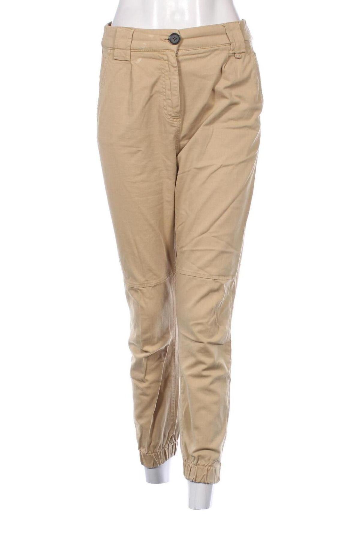 Damenhose Bershka, Größe S, Farbe Beige, Preis € 6,49