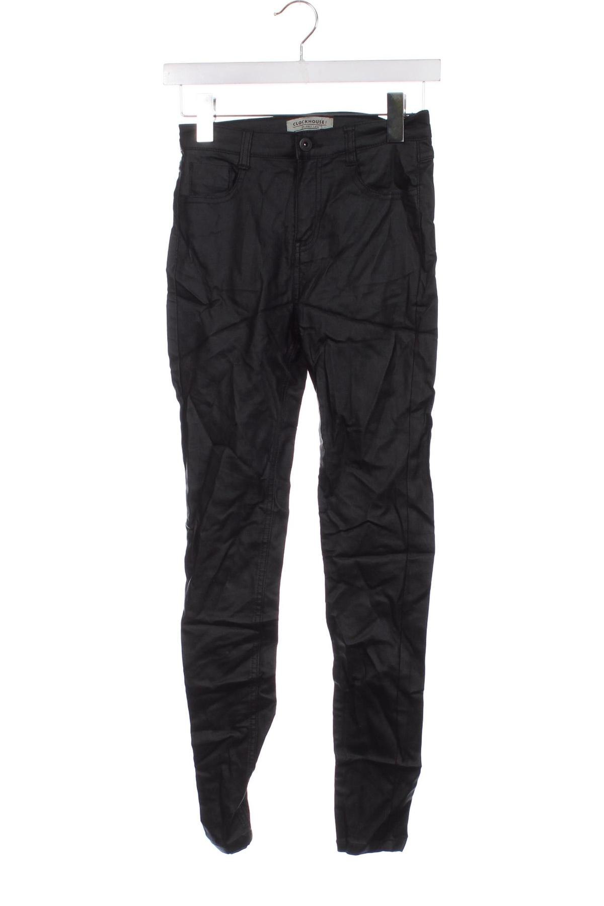 Pantaloni de femei Clockhouse, Mărime XS, Culoare Negru, Preț 95,99 Lei