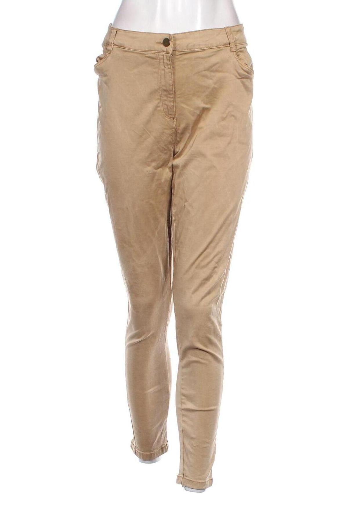 Damenhose George, Größe XXL, Farbe Beige, Preis 9,99 €