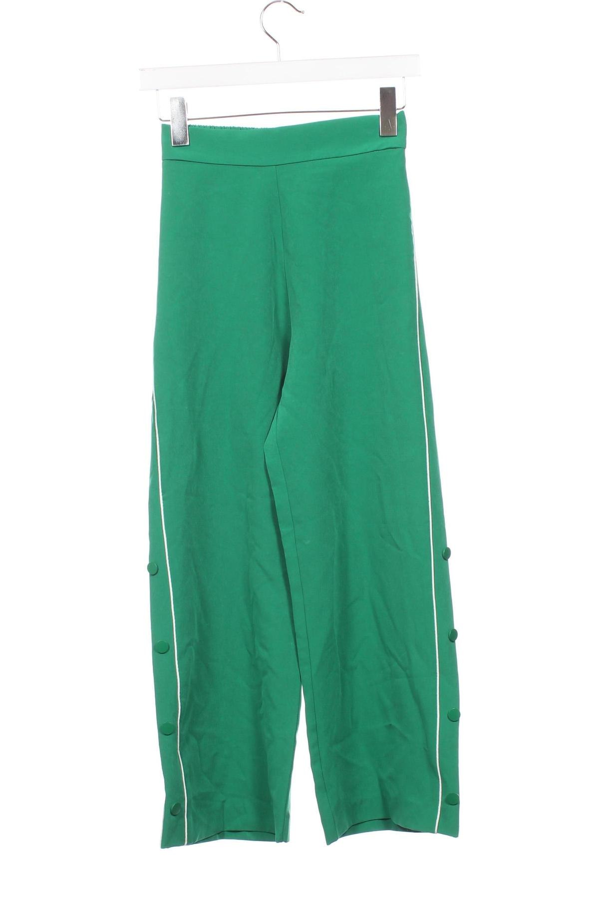 Pantaloni de femei Stradivarius, Mărime XS, Culoare Verde, Preț 67,99 Lei