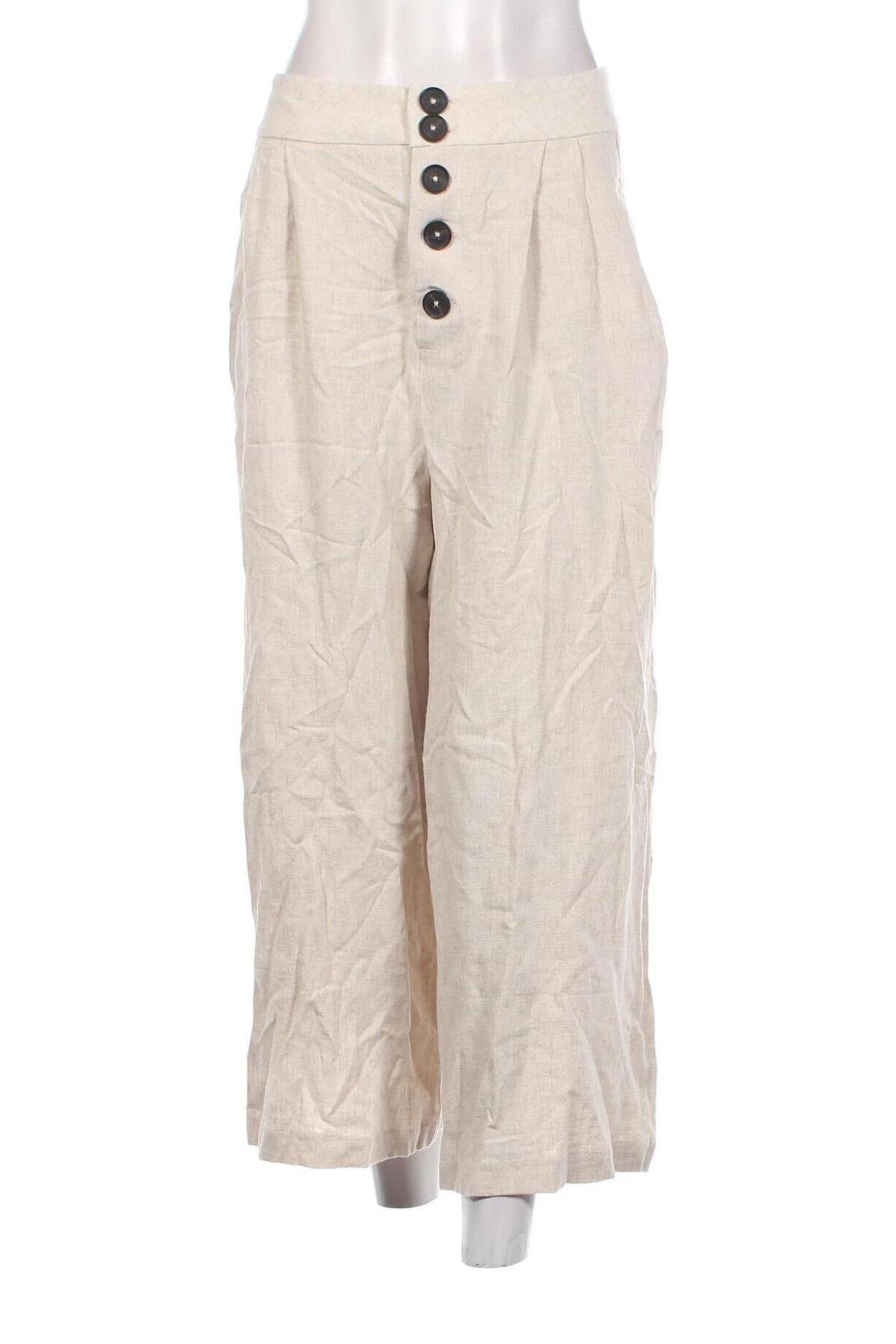 Damenhose Stradivarius, Größe M, Farbe Beige, Preis 14,99 €