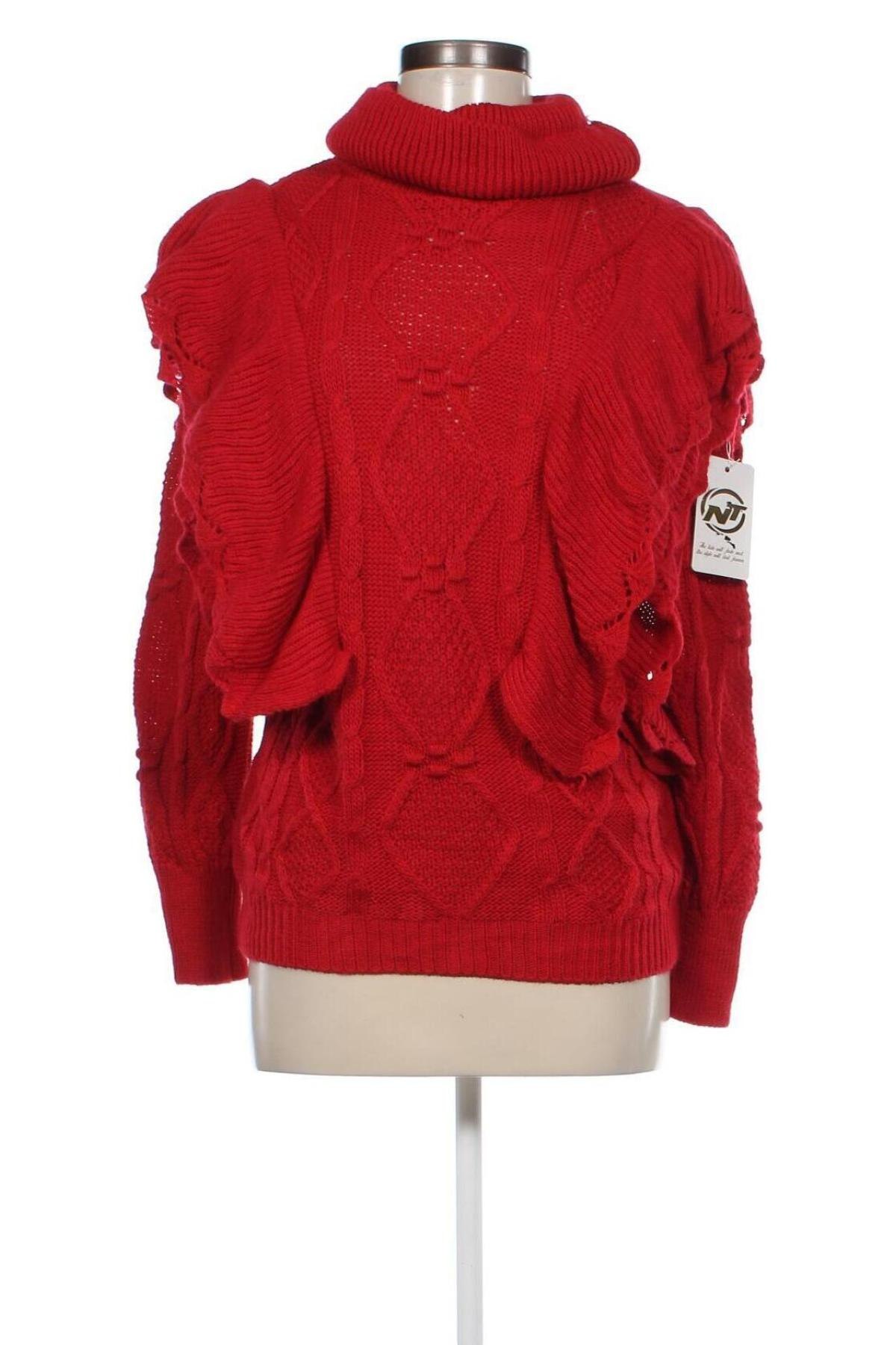 Damenpullover, Größe L, Farbe Rot, Preis 32,49 €