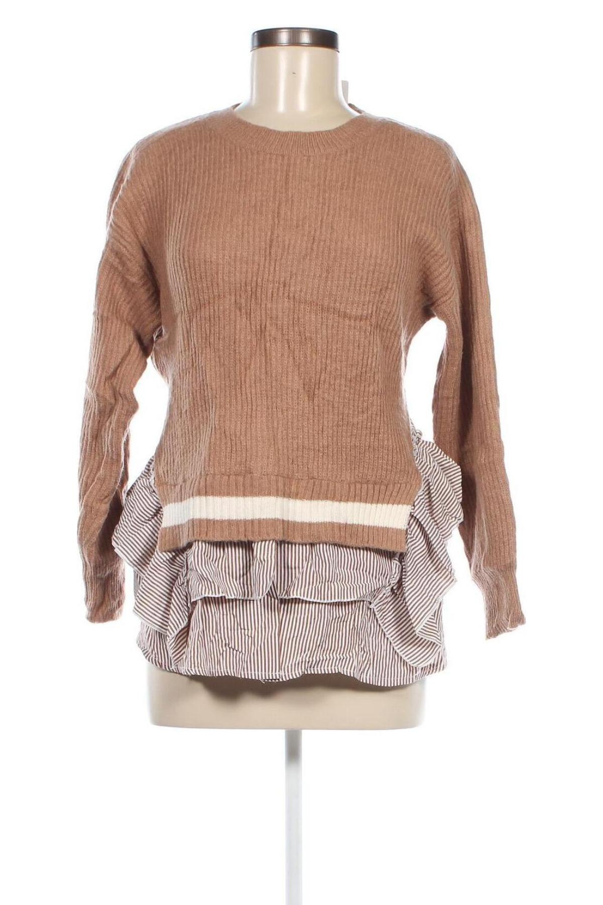 Damenpullover, Größe M, Farbe Beige, Preis 20,49 €