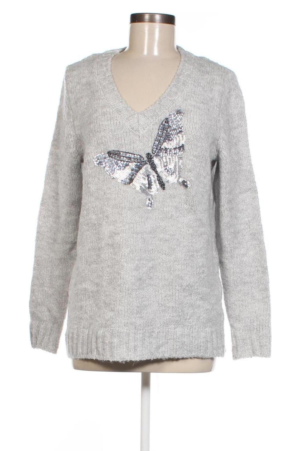 Damenpullover Alba Moda, Größe M, Farbe Grau, Preis 17,99 €