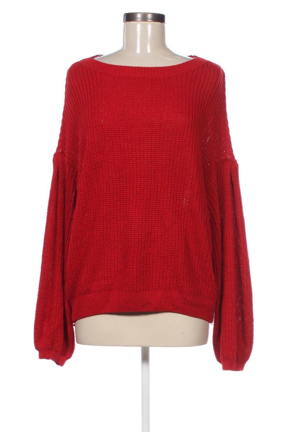 Damenpullover Stradivarius, Größe M, Farbe Rot, Preis 20,49 €