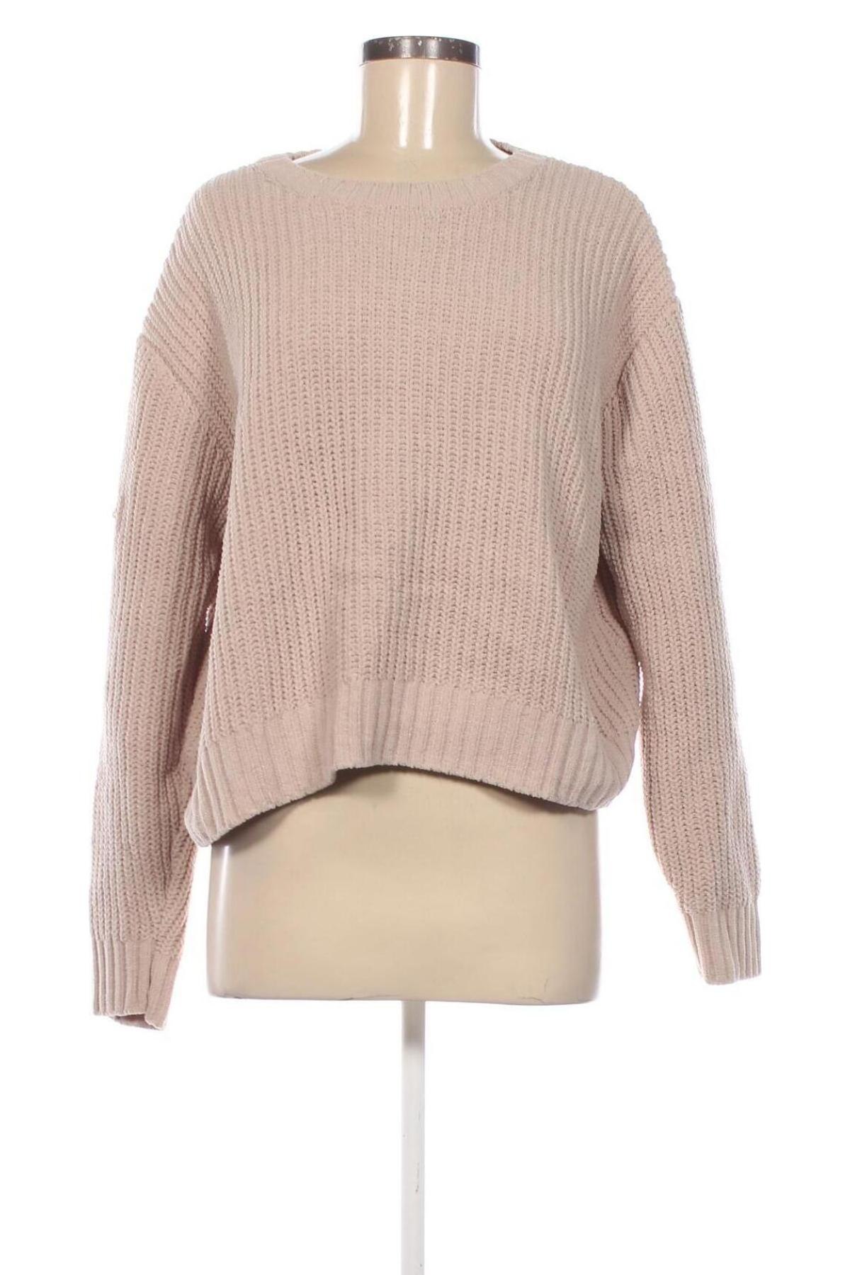 Damenpullover Bershka, Größe M, Farbe Beige, Preis 20,49 €