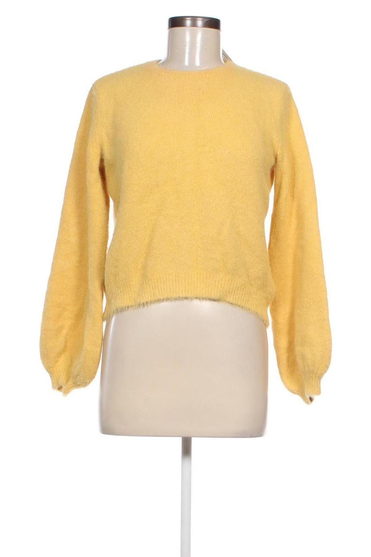 Damenpullover Bershka, Größe S, Farbe Gelb, Preis 20,49 €