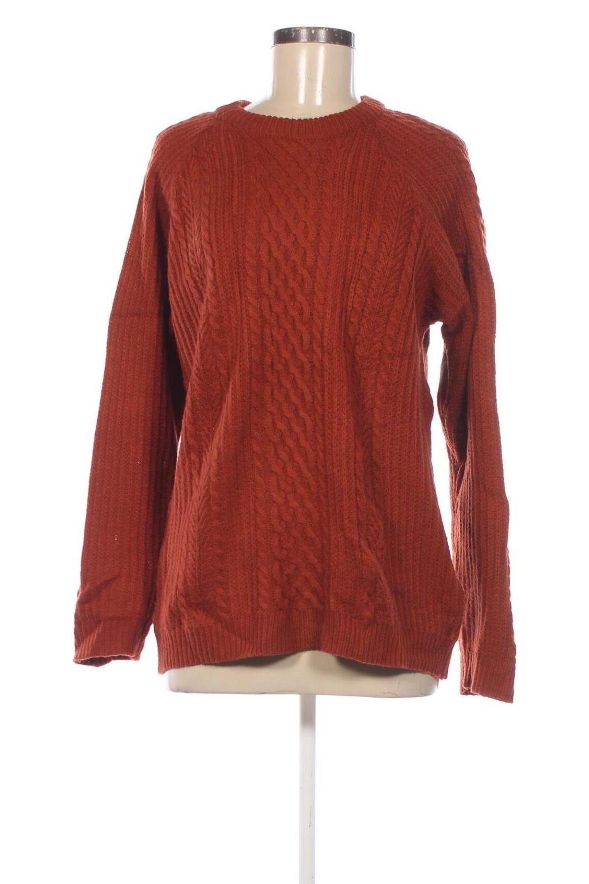 Damski sweter Bershka, Rozmiar L, Kolor Czerwony, Cena 92,99 zł