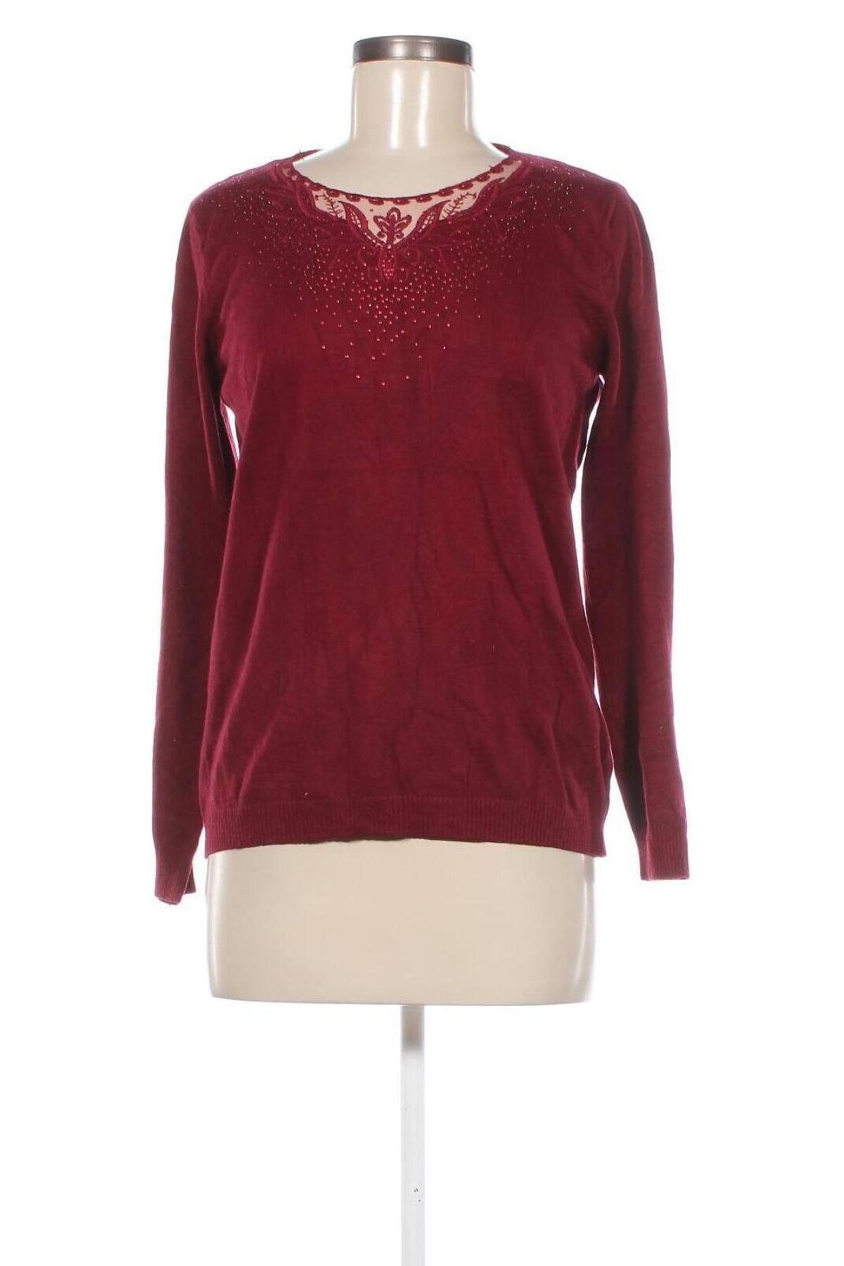 Damenpullover C&S, Größe M, Farbe Rot, Preis € 12,49